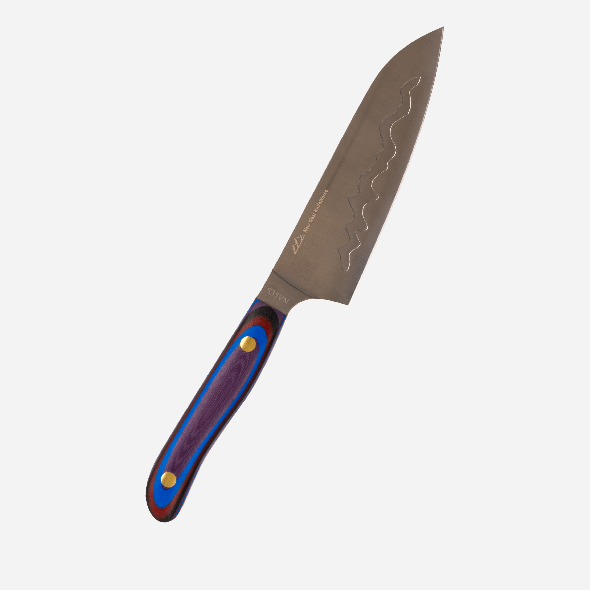 7" Teton Edge Santoku — Huckleberry