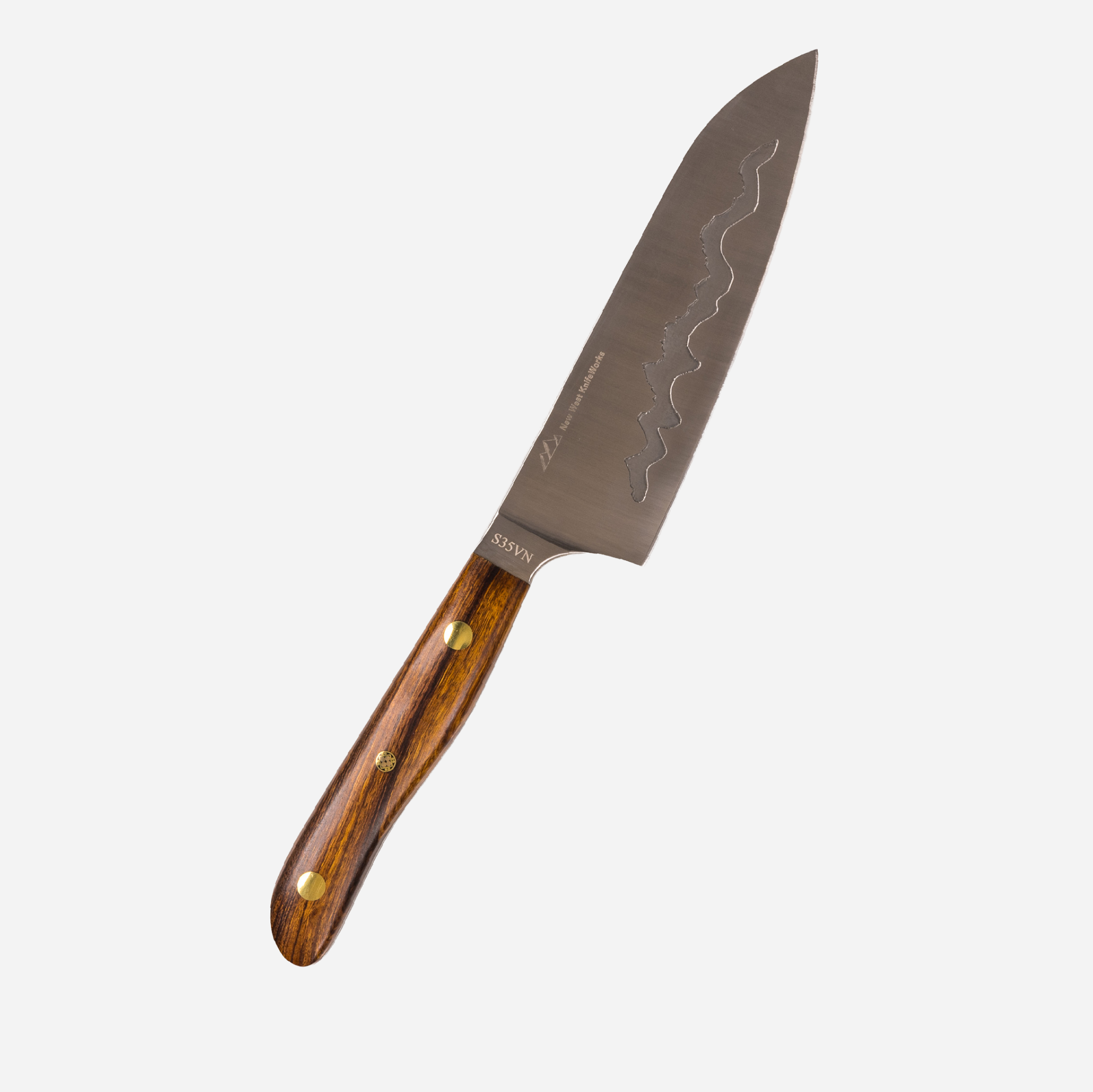 7" Teton Edge Santoku — Ironwood