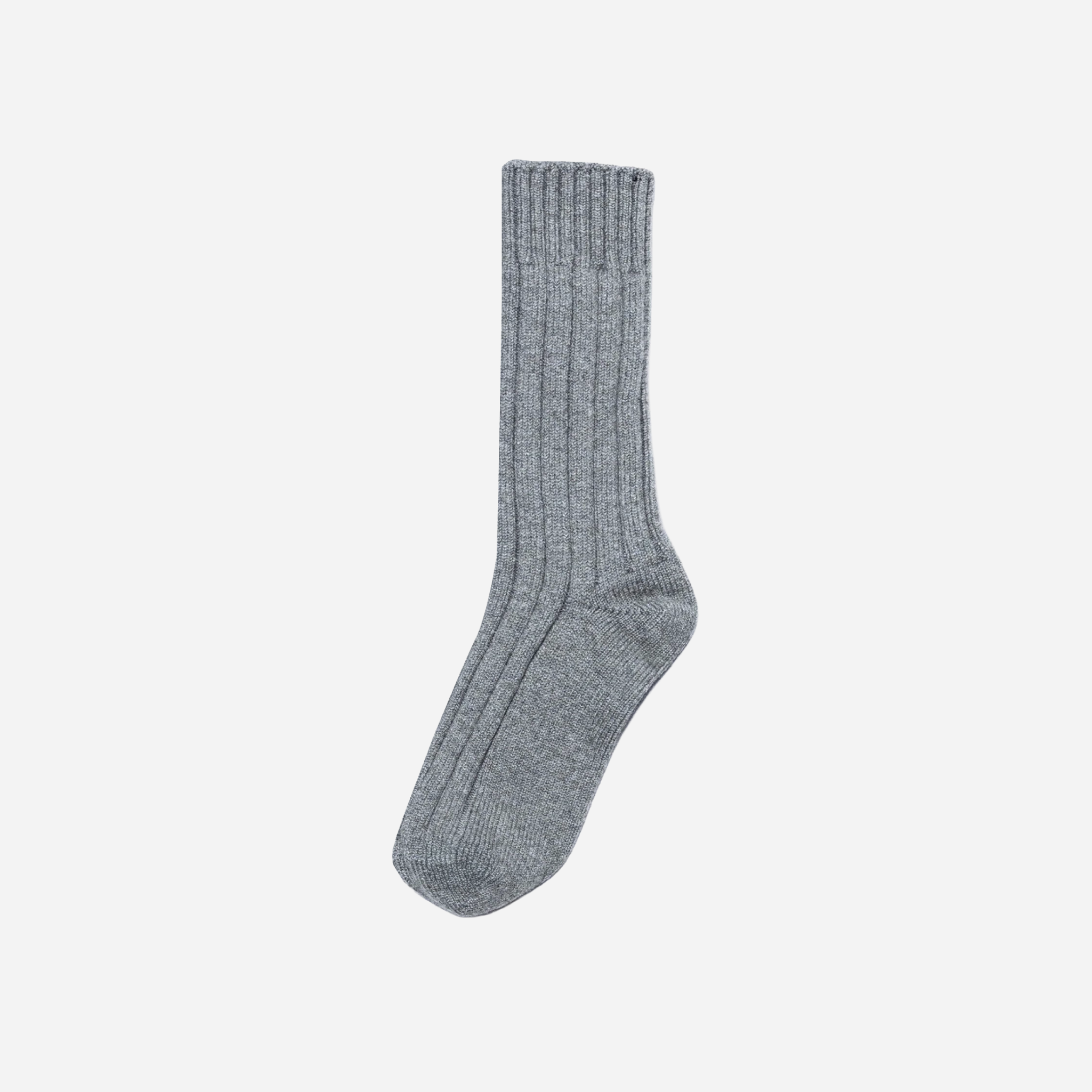 The Cashmere Oxford Sock — Flannel Grey