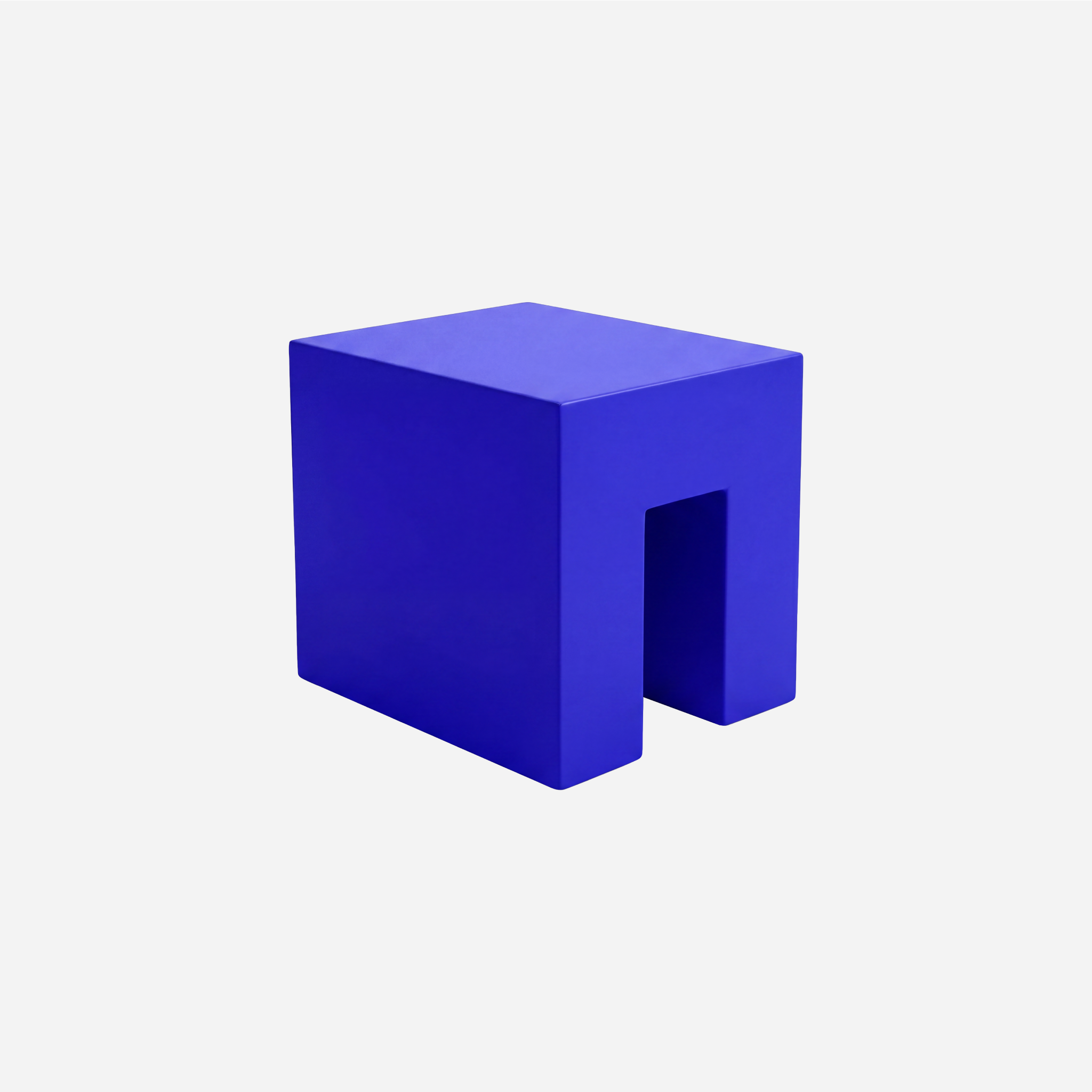 Vignelli Cube — Blue