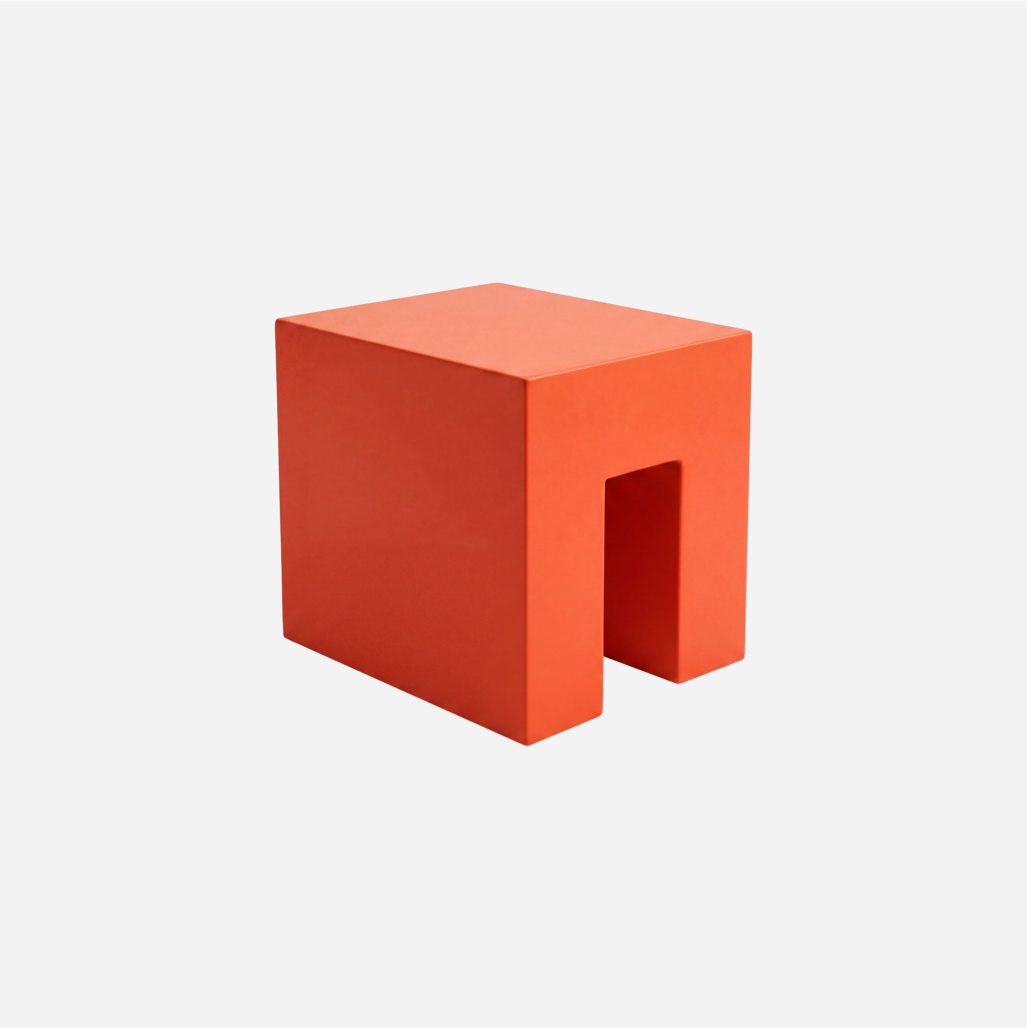 Vignelli Cube — Orange