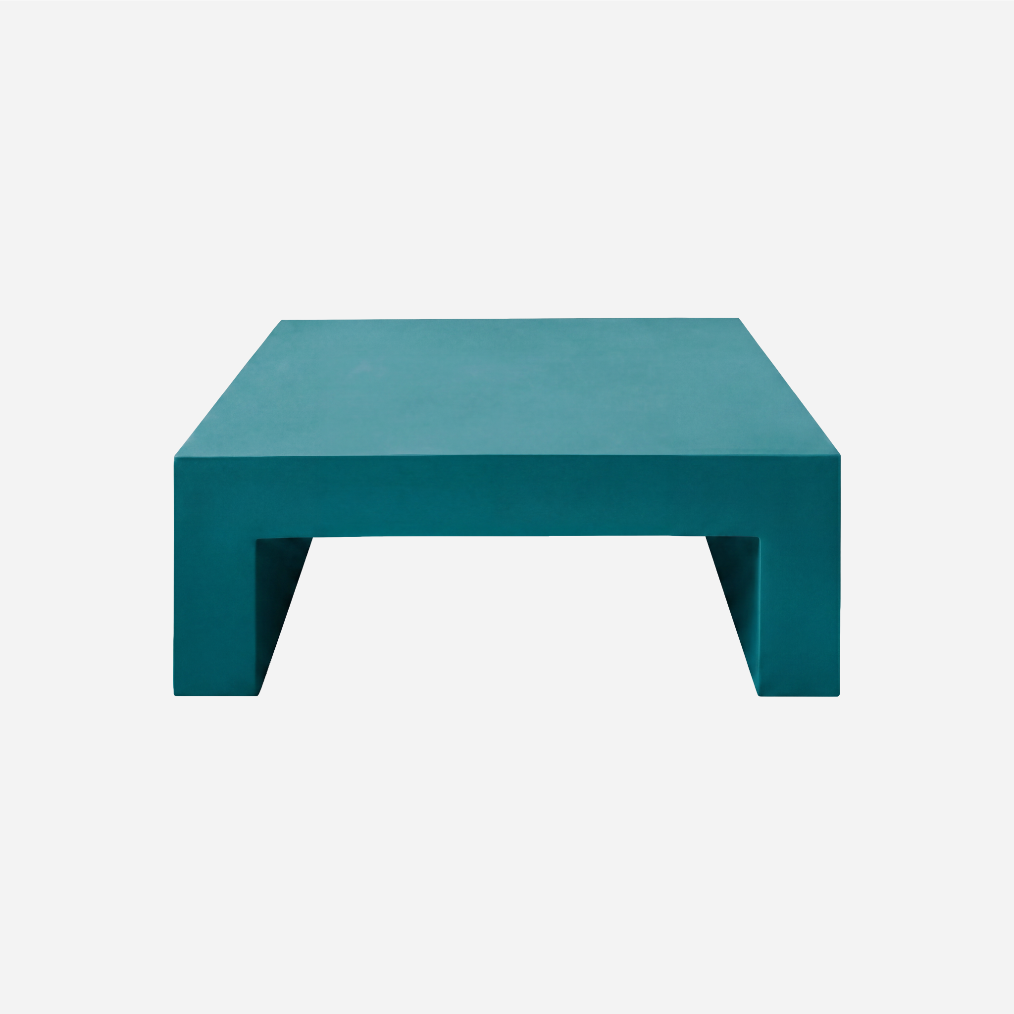 Vignelli Table — Turquoise