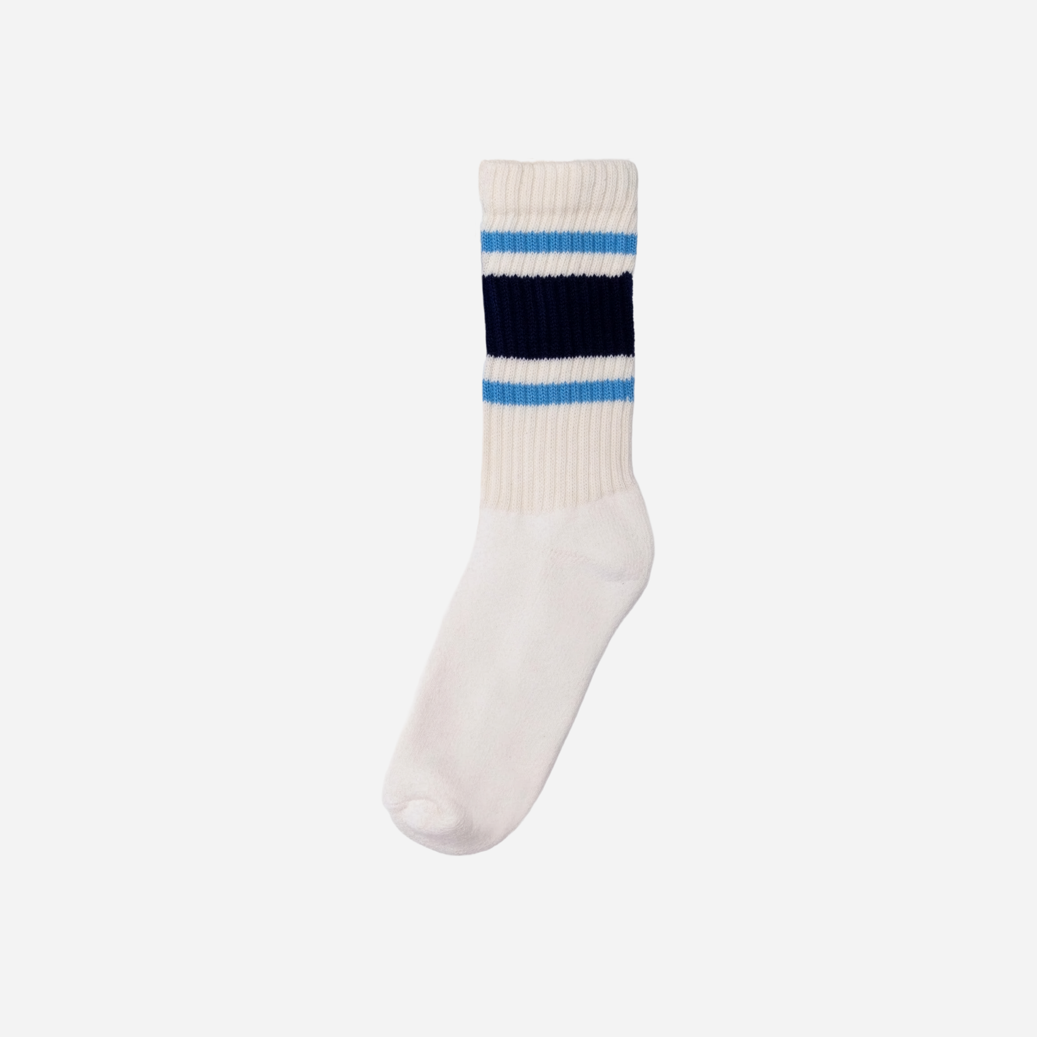 The Retro Stripe — navy/col. blue