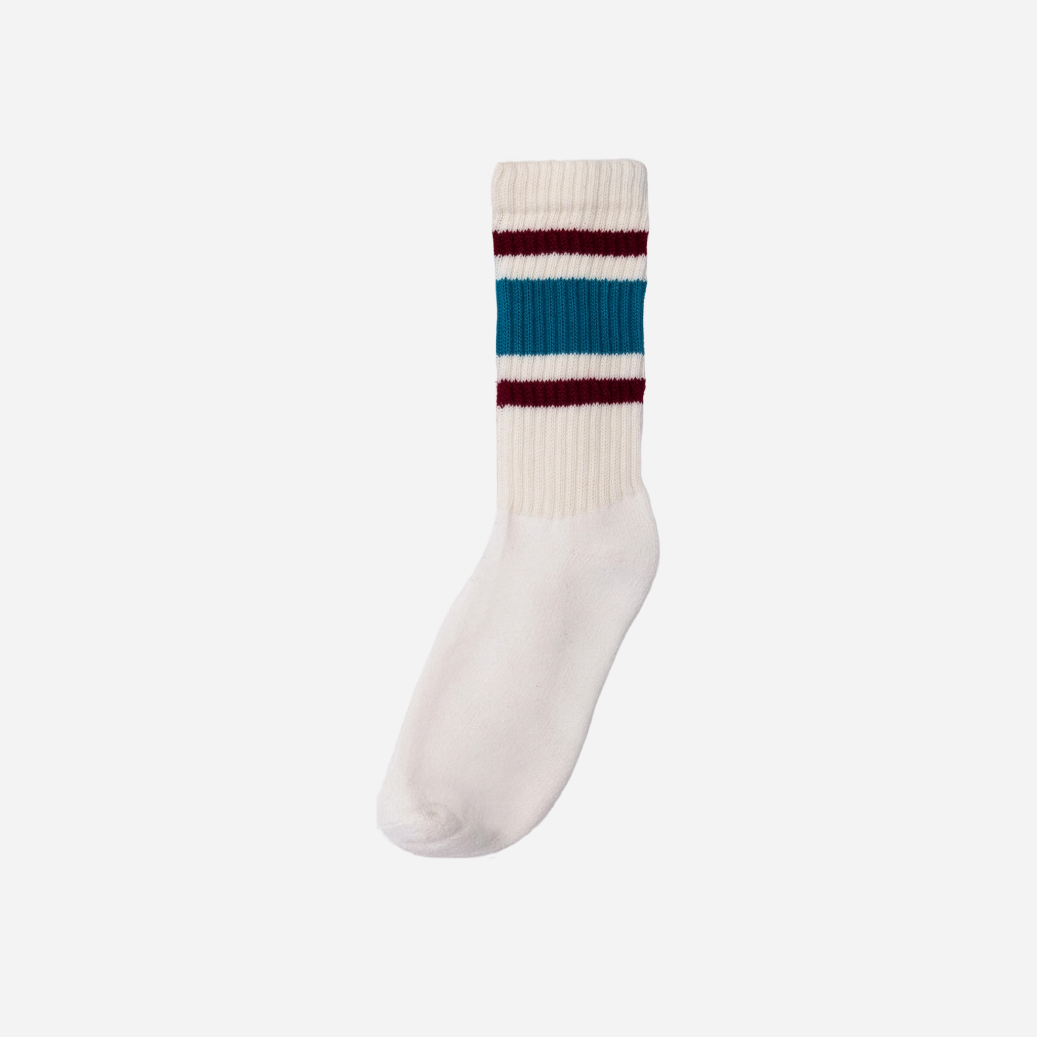 The Retro Stripe — teal/berry