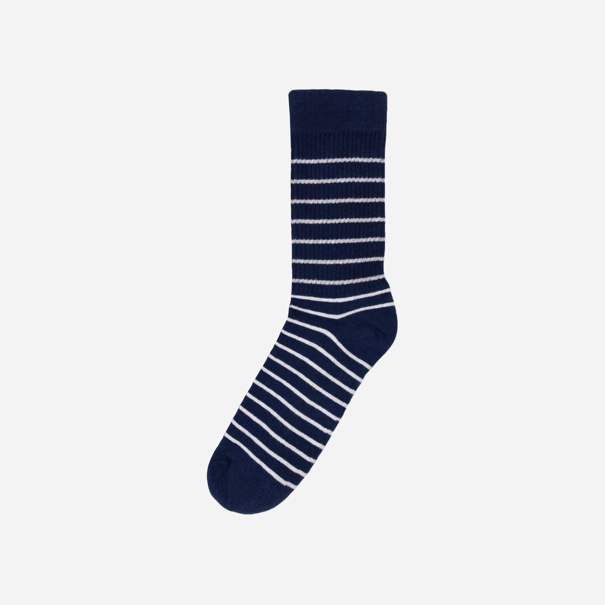 The Brittany Stripe — navy/natural