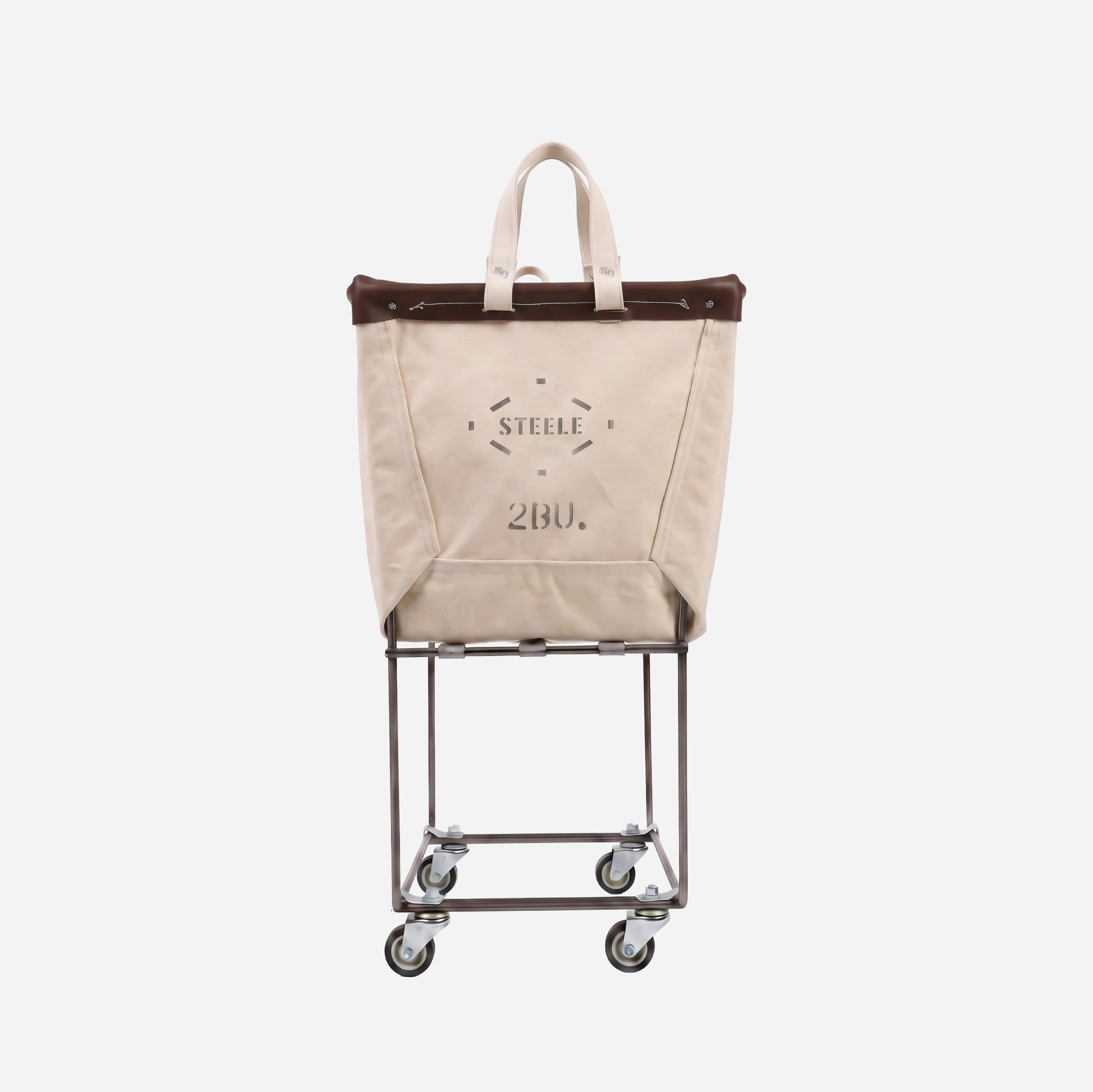 Elevated Laundry Truck 2 Bu — brown leather
