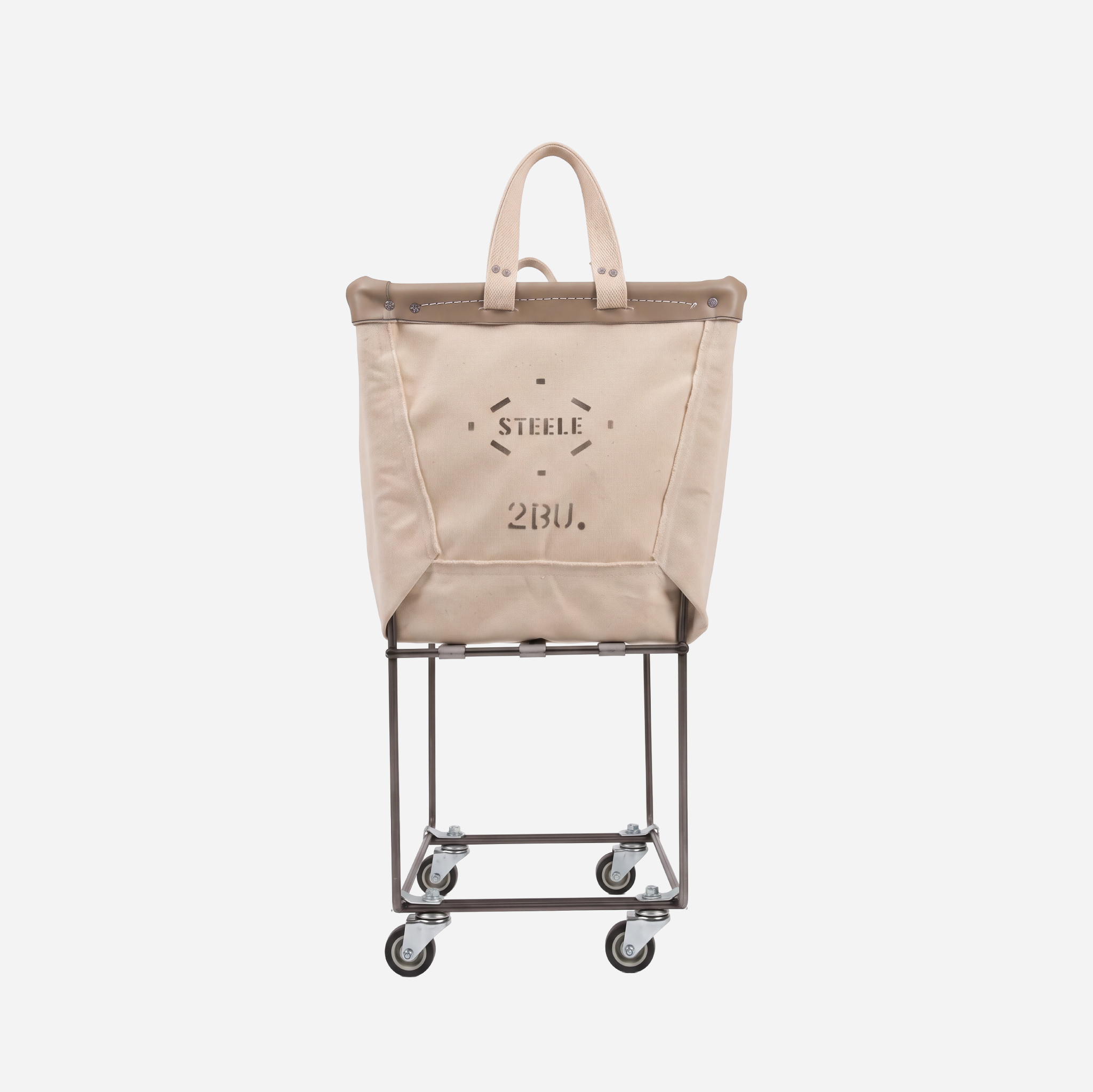 Elevated Laundry Truck 2 Bu — tan vinyl