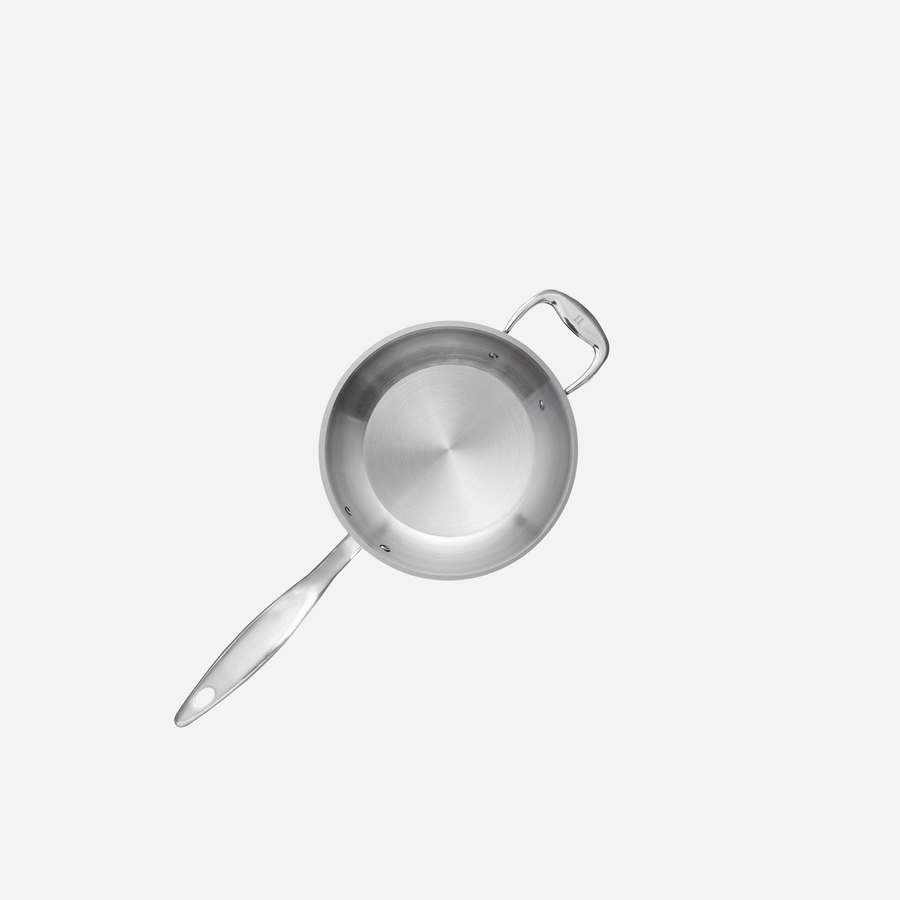 Heritage Steel Titanium Series 3 quart saucepan, top view