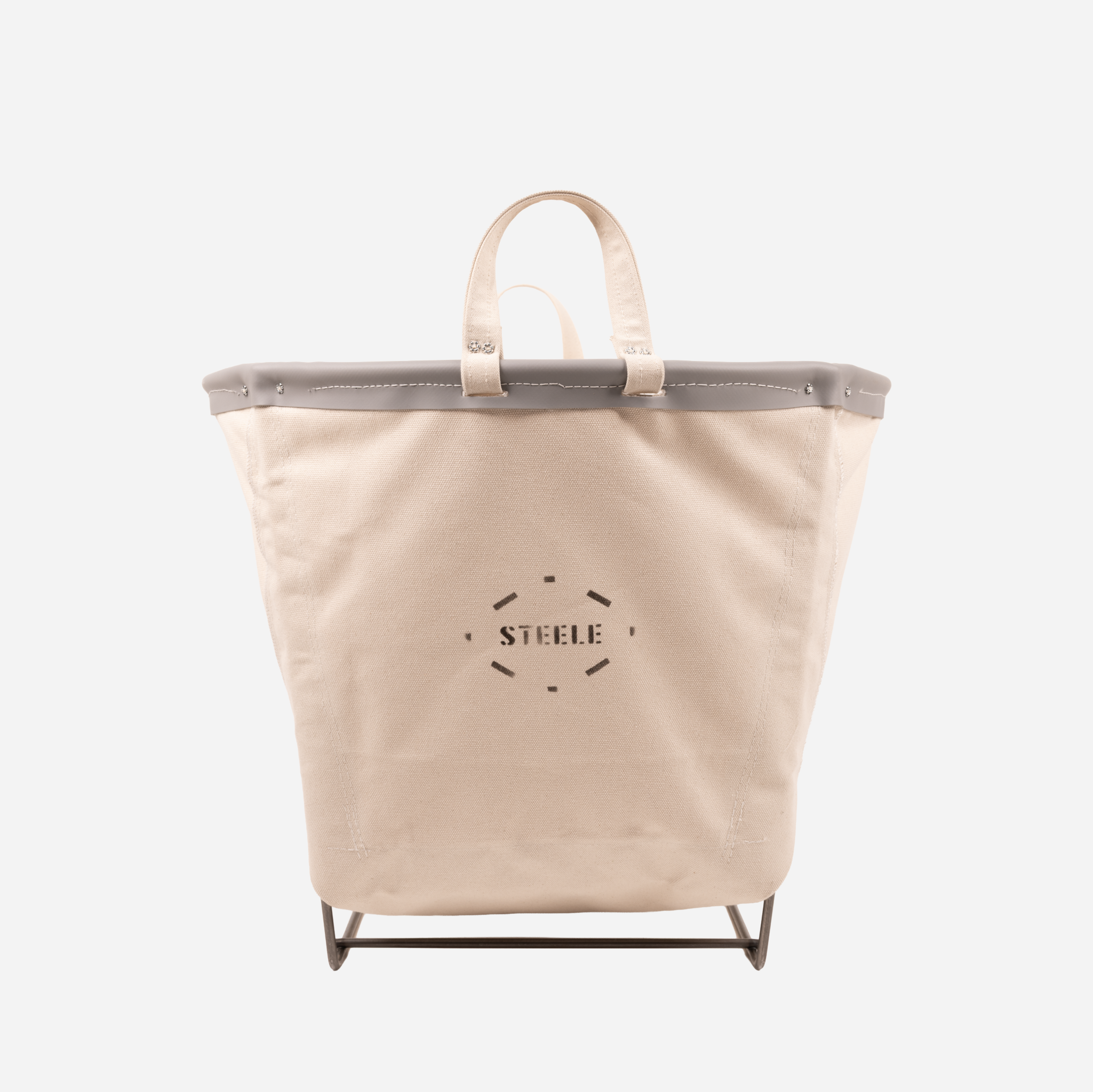 Canvas Round Carry Basket - 3 Bu