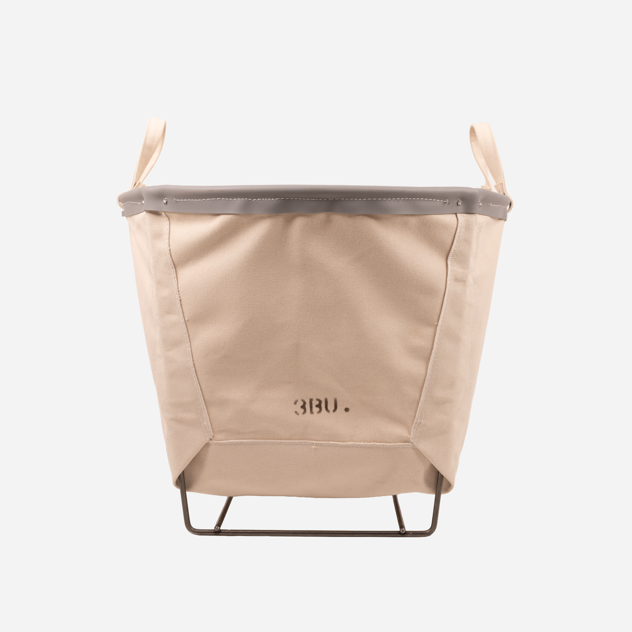 Canvas Round Carry Basket - 3 Bu