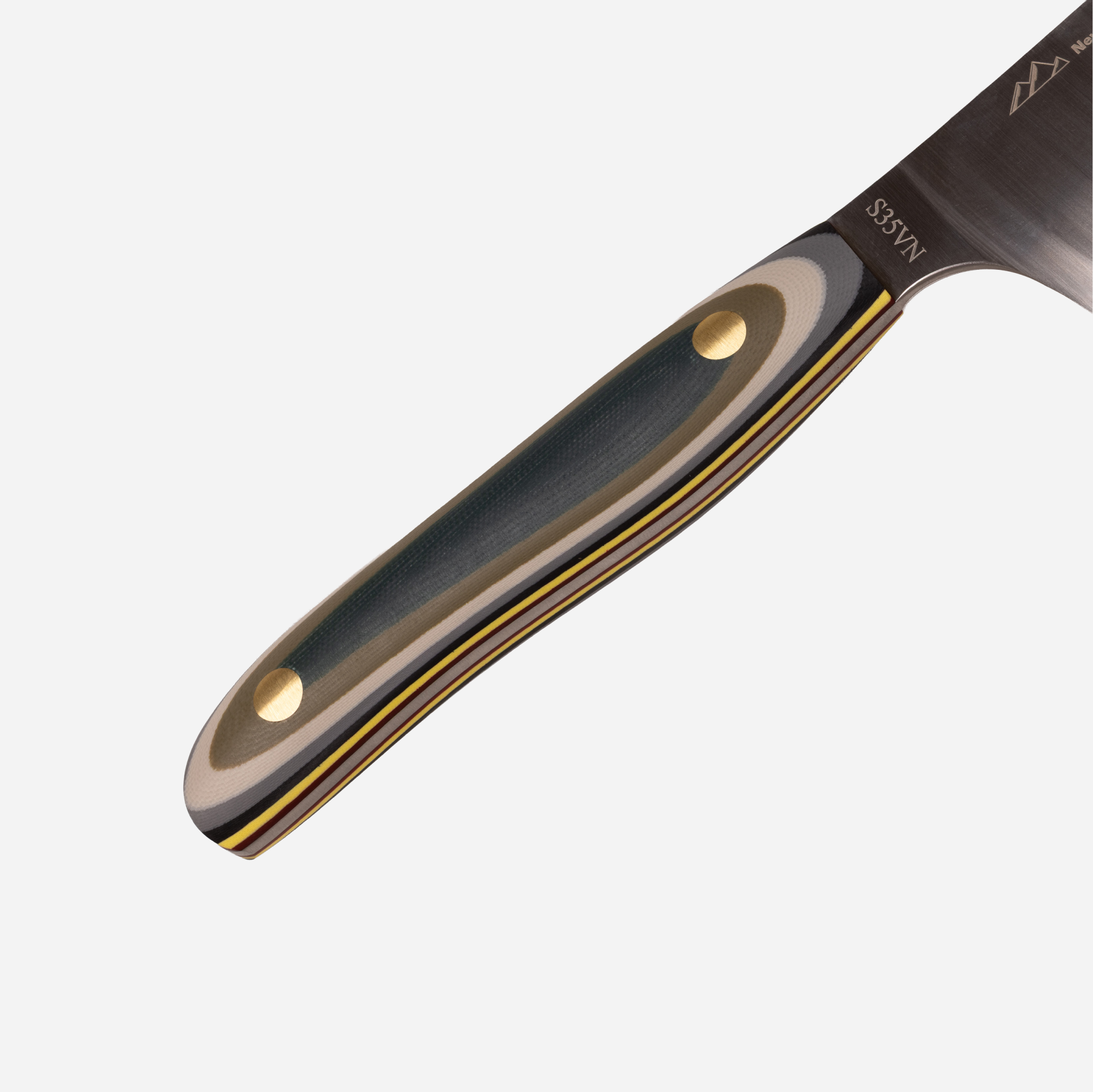 7" Teton Edge Santoku — Lichen close-up
