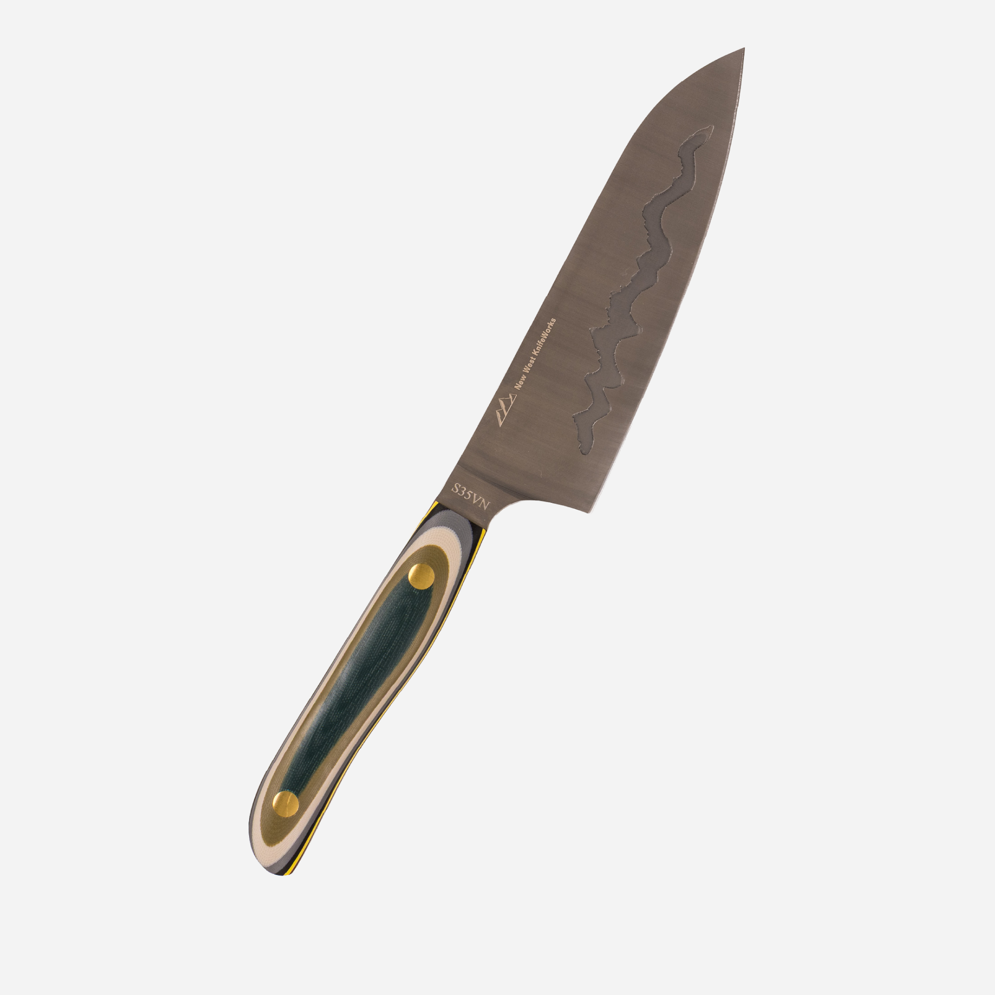 7" Teton Edge Santoku — Lichen