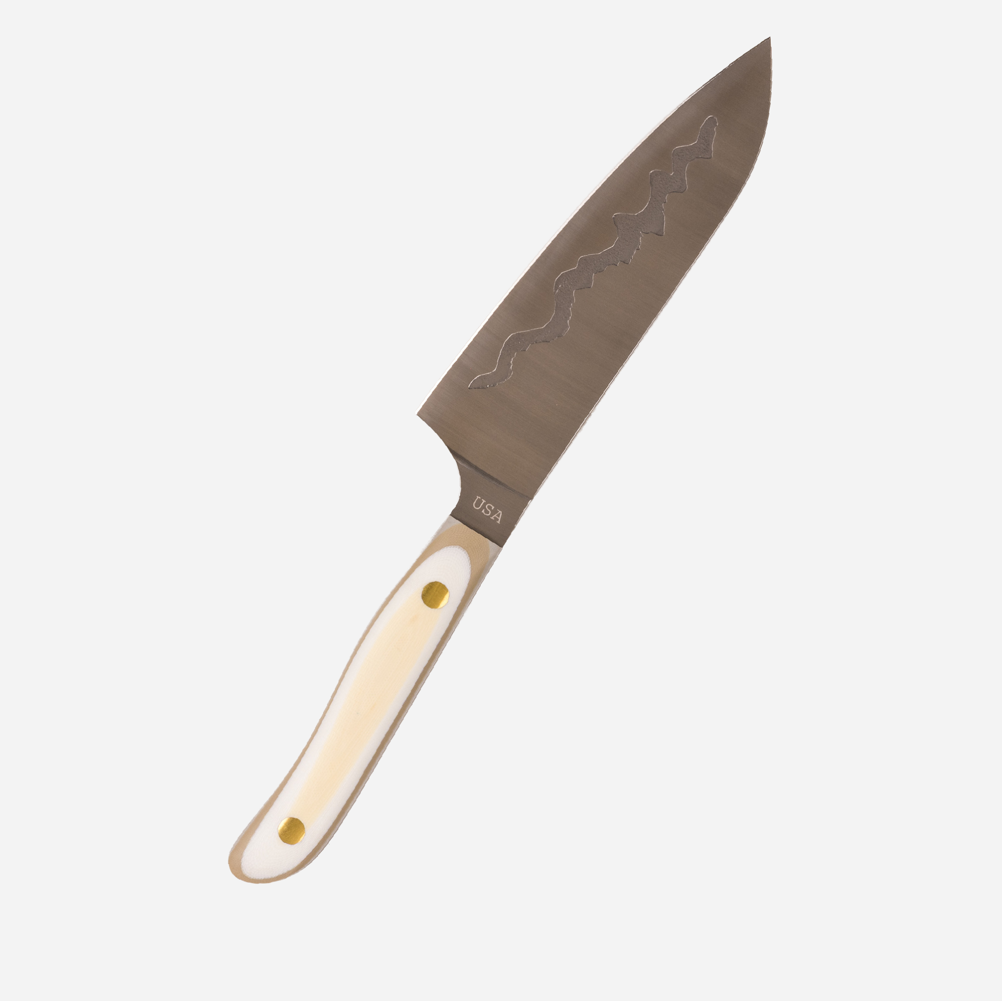7" Teton Edge Santoku — Miyuki alternate view