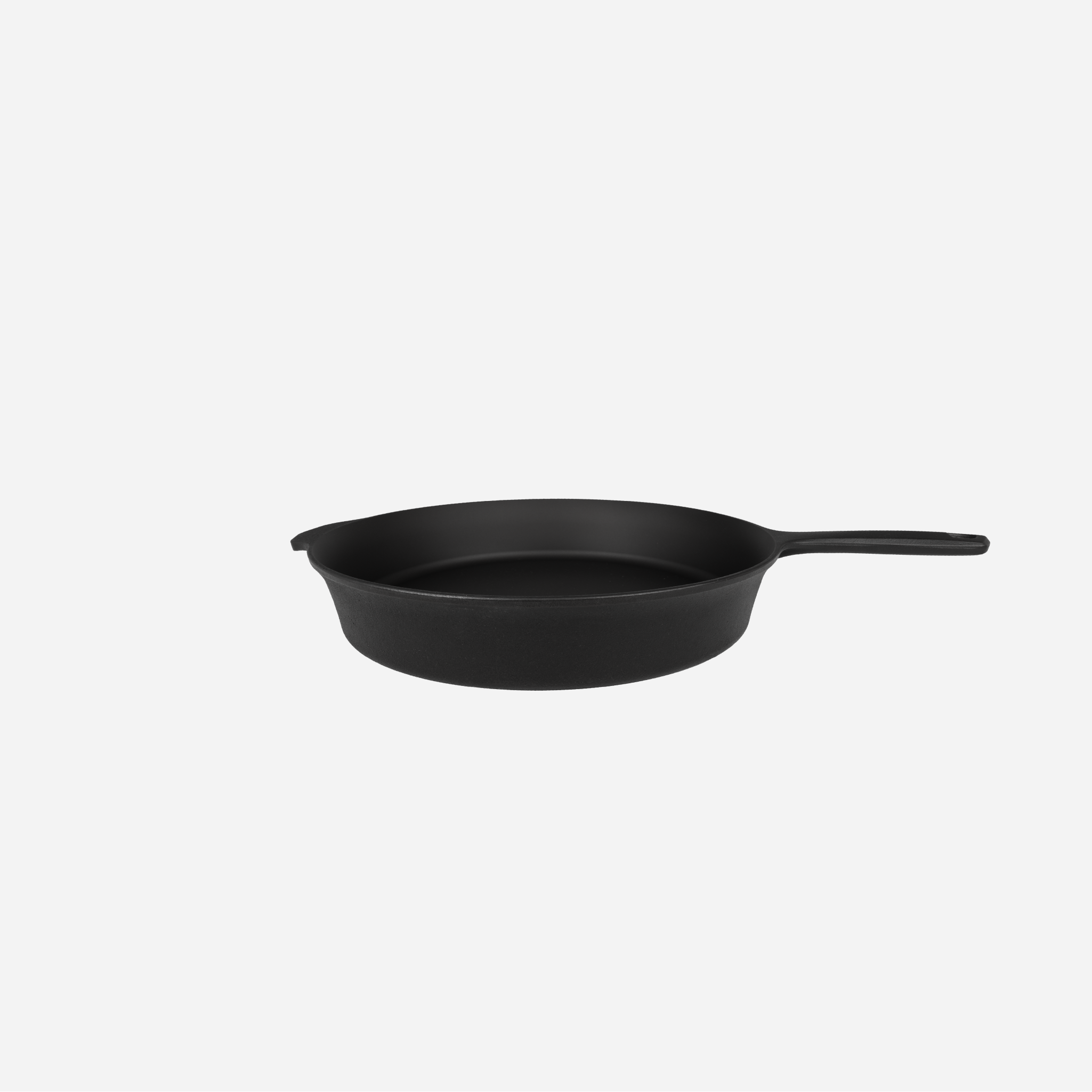 No. 10 Cast Iron Skillet — angle view