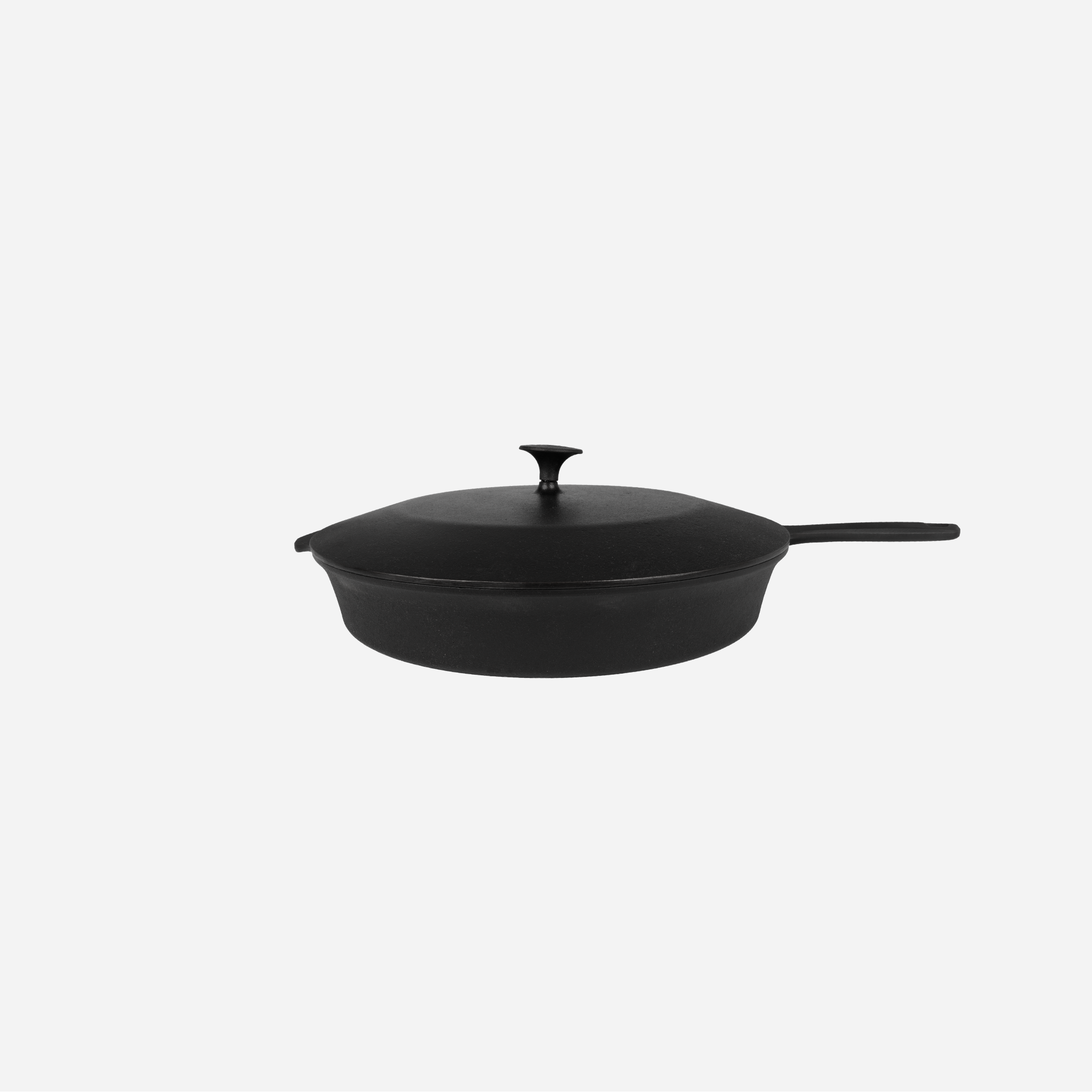 No. 12 Cast Iron Skillet — angle view