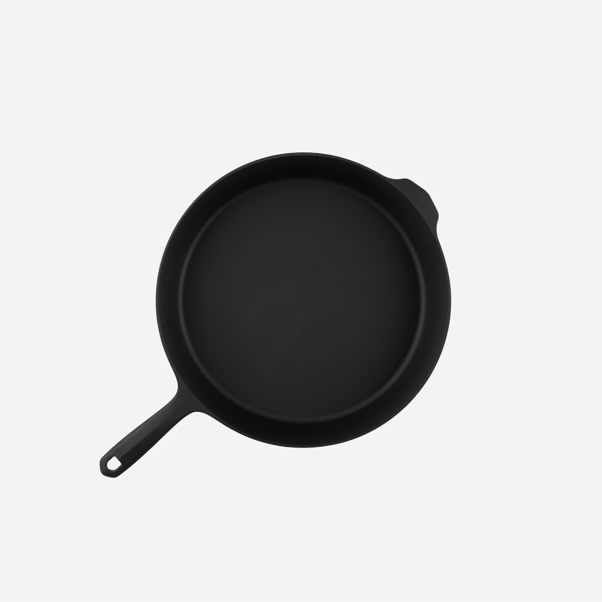 No. 12 Cast Iron Skillet — top view