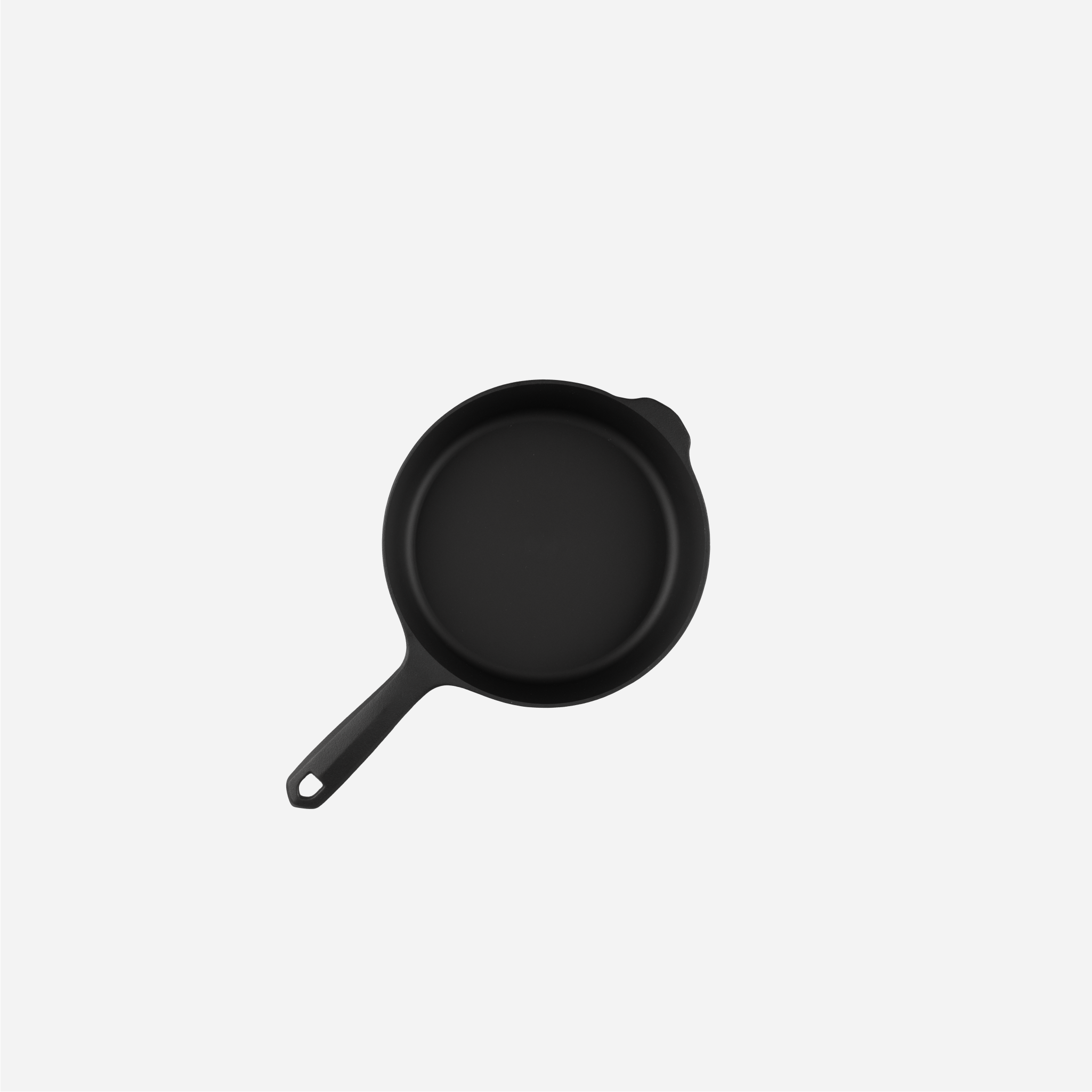 No. 6 Cast Iron Skillet — top view