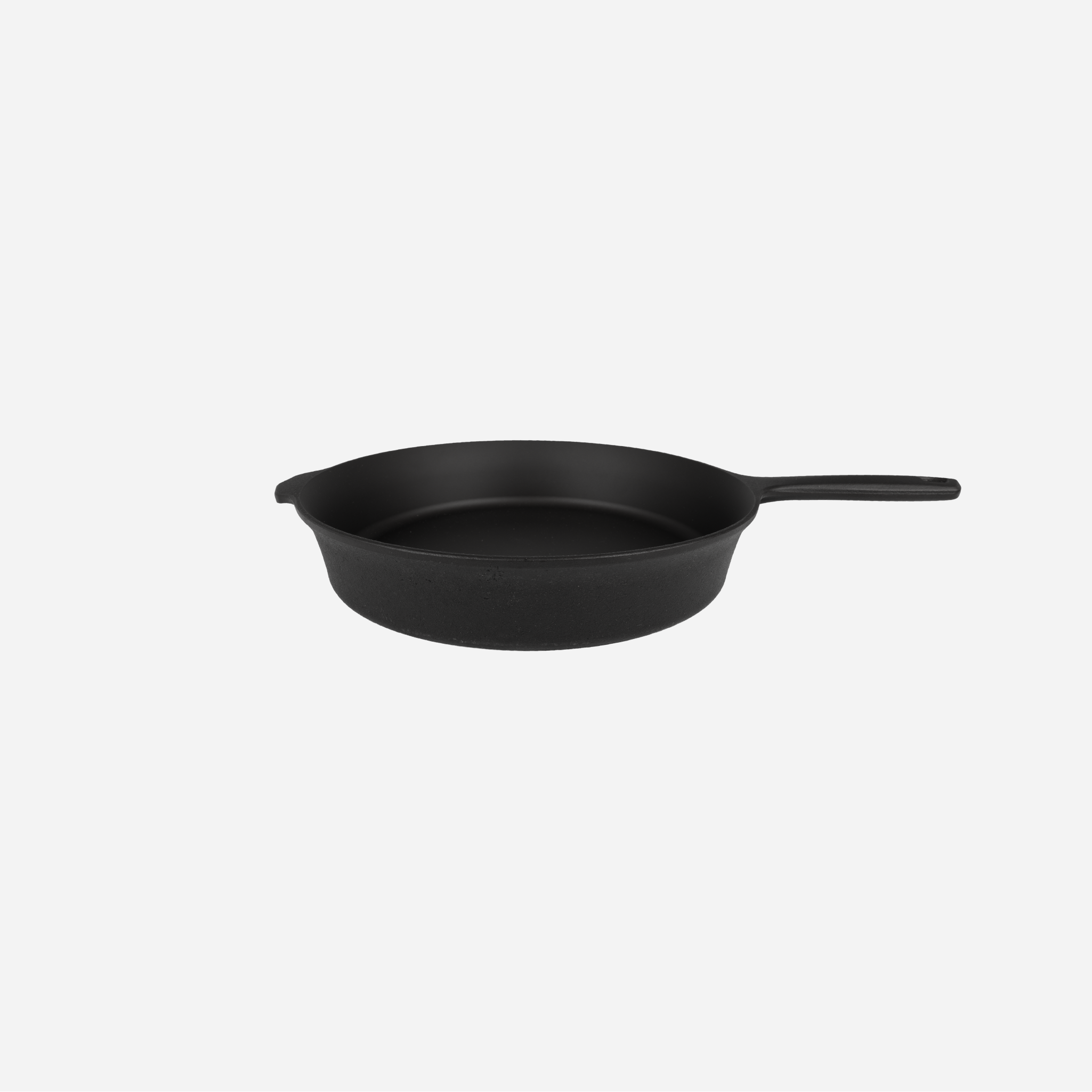 No. 8 Cast Iron Skillet — angle view