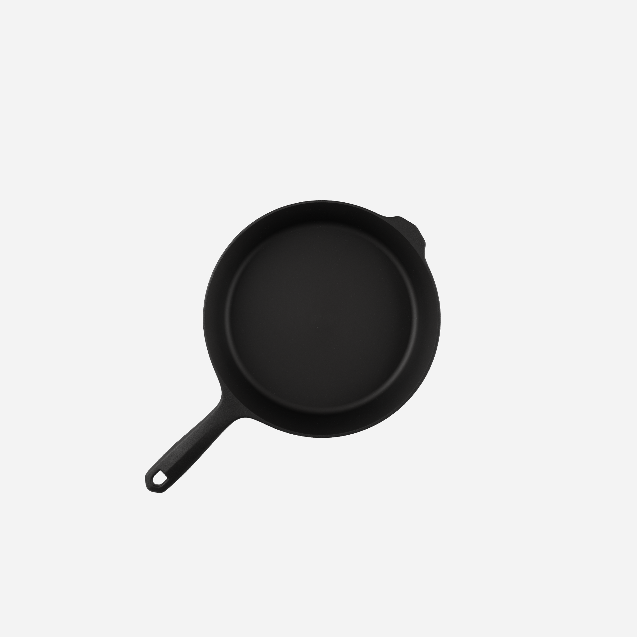 No. 8 Cast Iron Skillet — top view