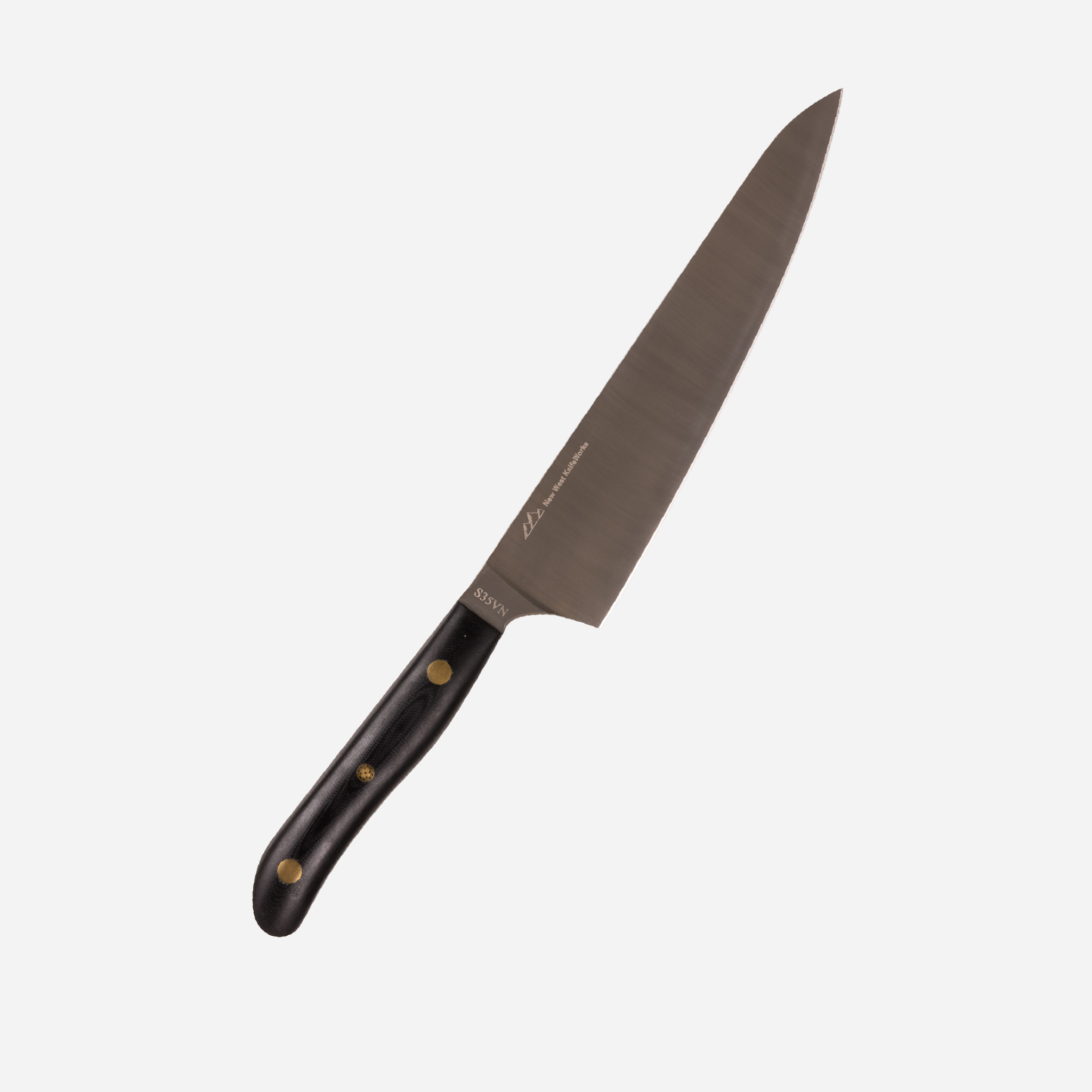 9" Chef Knife — Black handle