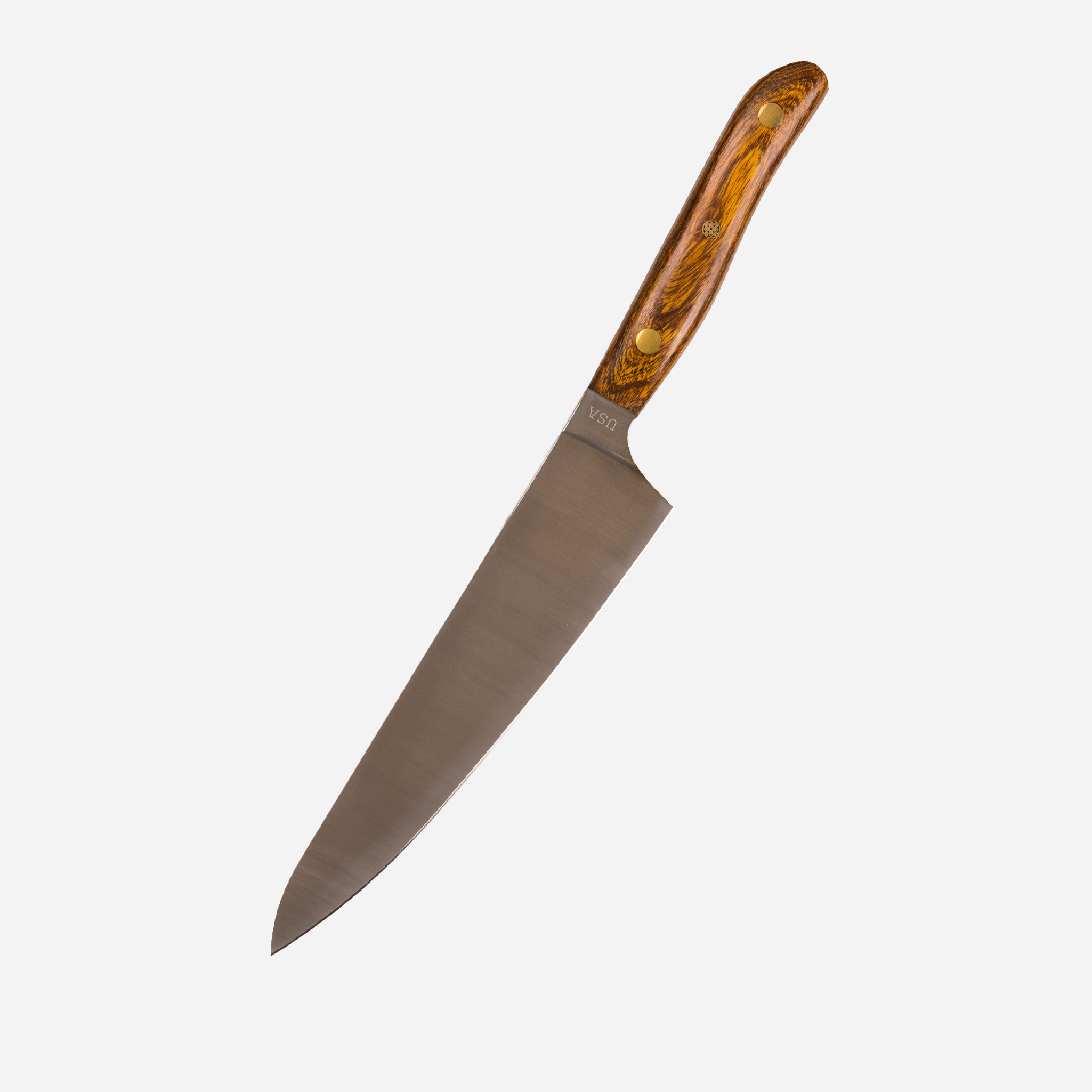 9" Chef Knife — Ironwood handle, alt view