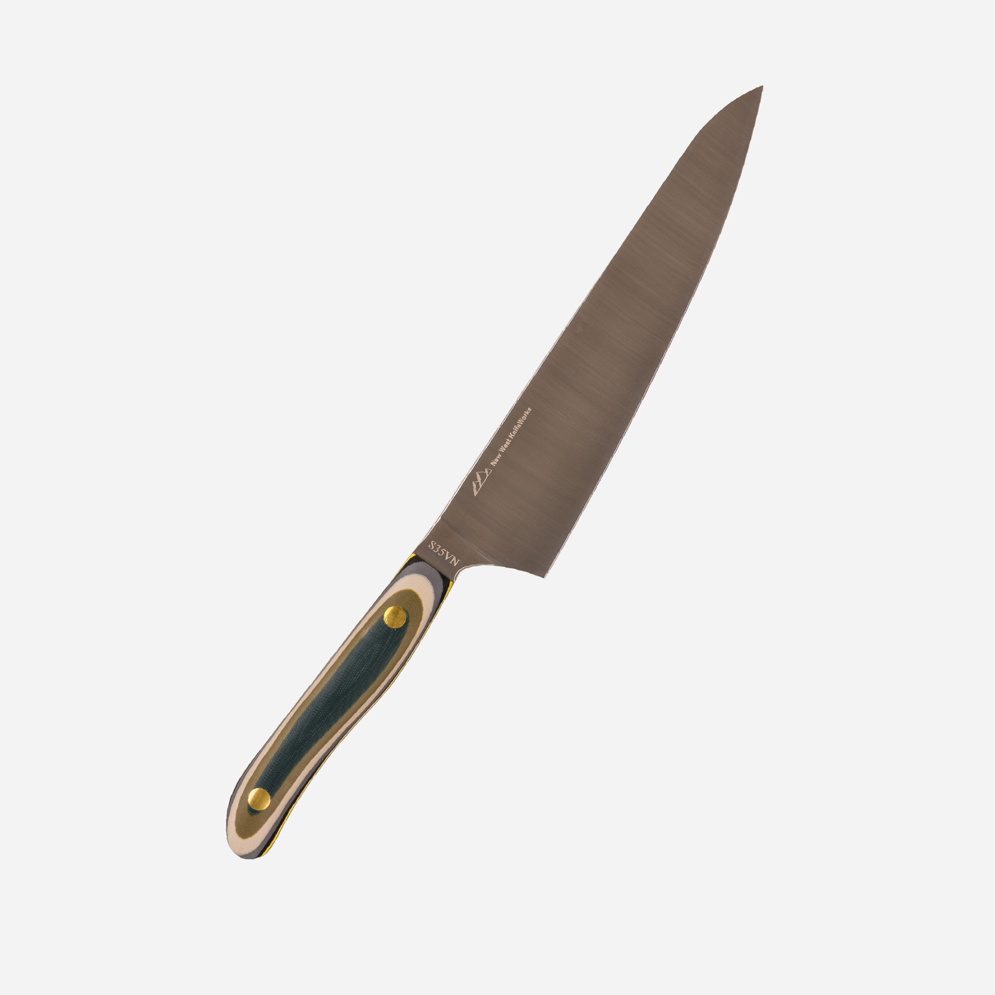 9" Chef Knife — Lichen handle