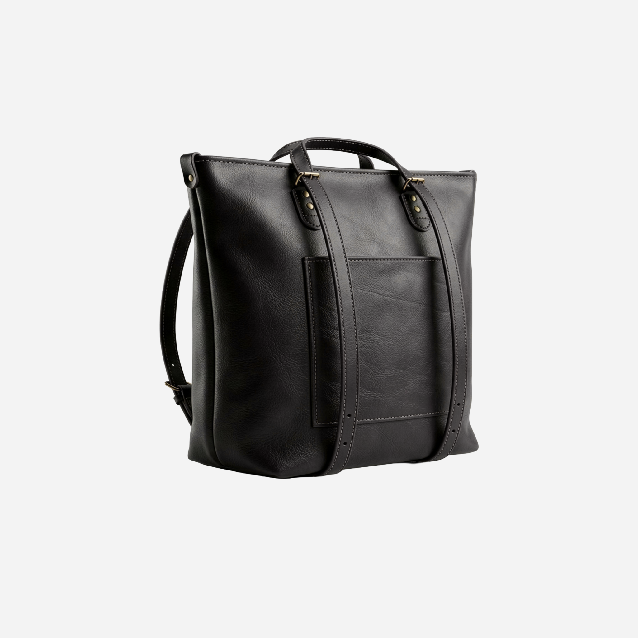 Leather Crossroads Backpack Tote