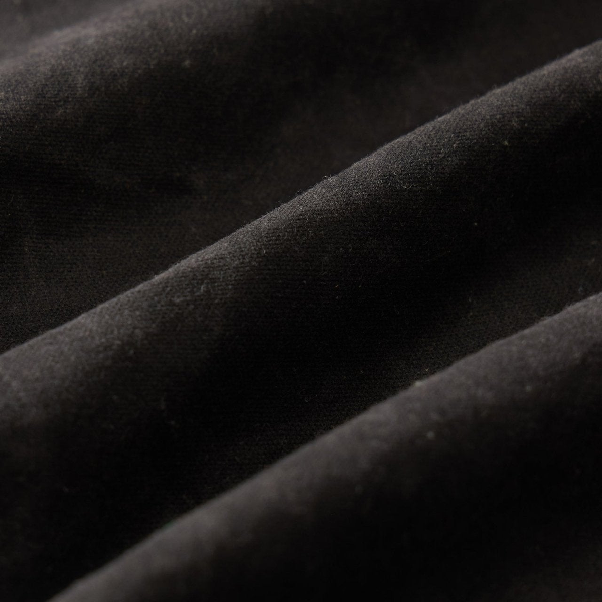 Overdrive Waxed Canvas Trucker Jacket — Coal, fabric detail view