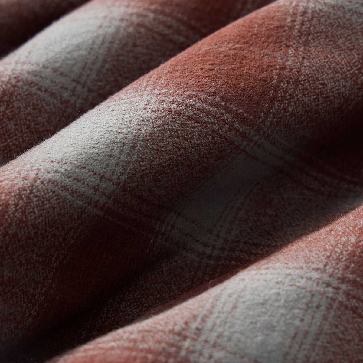 Stampede Quilt Lined Flannel Jacket — Canned Jam, fabric detail view