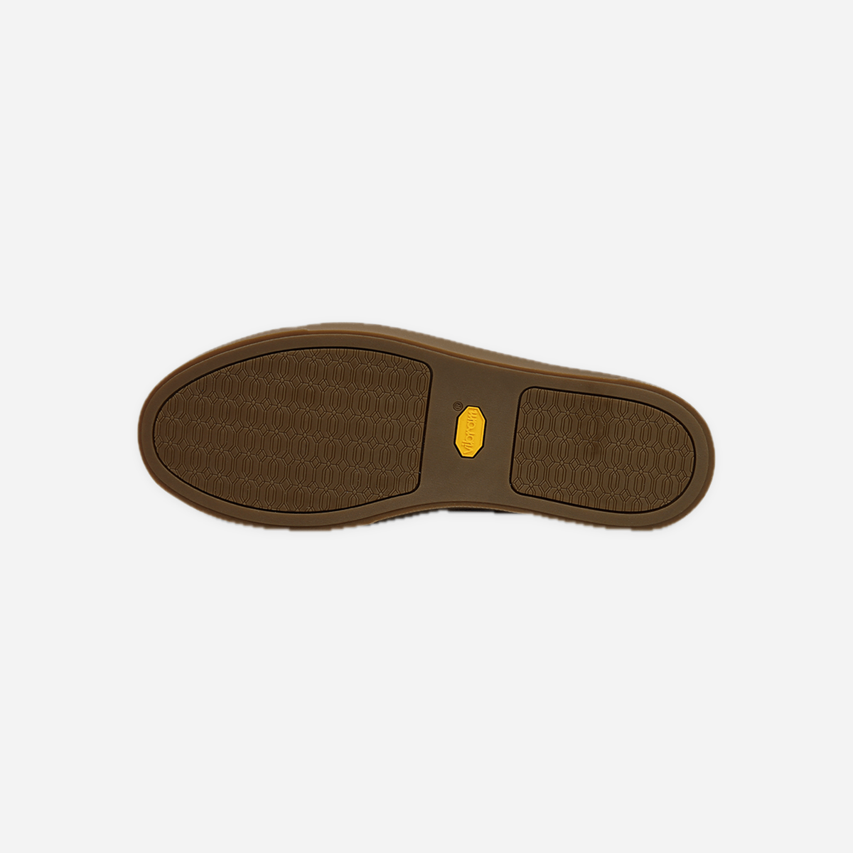 The Truckee - Devium x ComunityMade Shoe — Navy Suede, sole detail view
