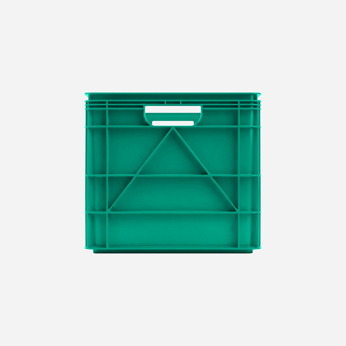SidioCrate Full Size storage crate, Optic Green front view
