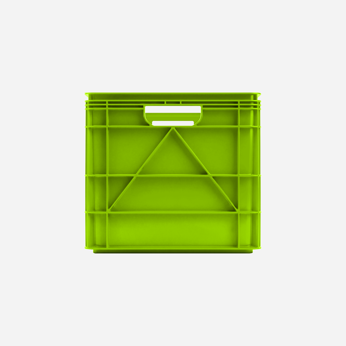 SidioCrate Full Size storage crate, Slime front view