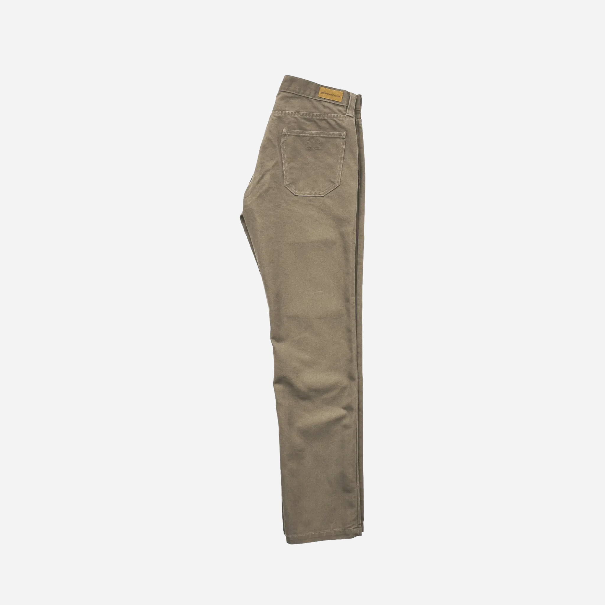 Foundation Canvas Pant - Moss