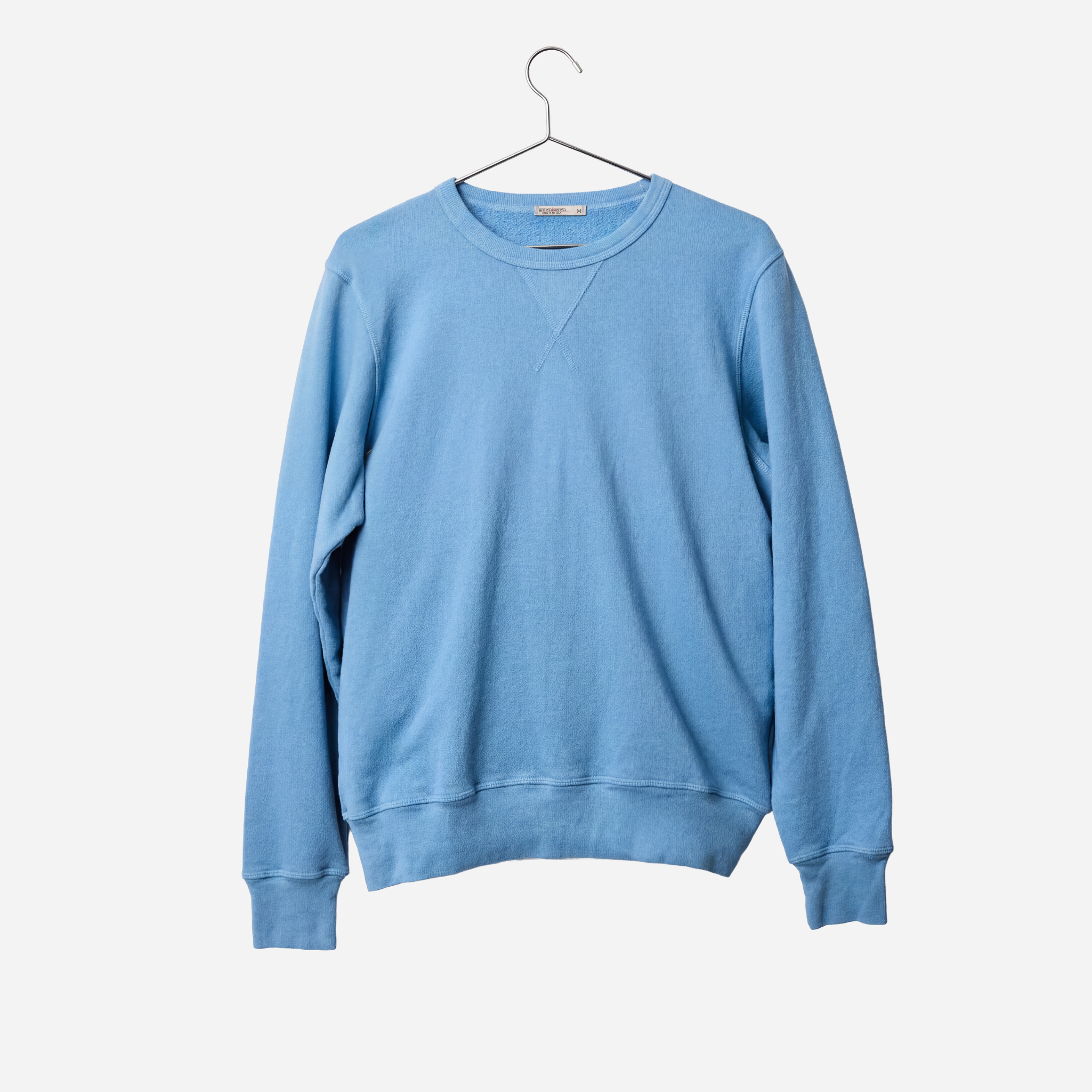 French Terry Sweatshirt - Pacific Ocean Blue