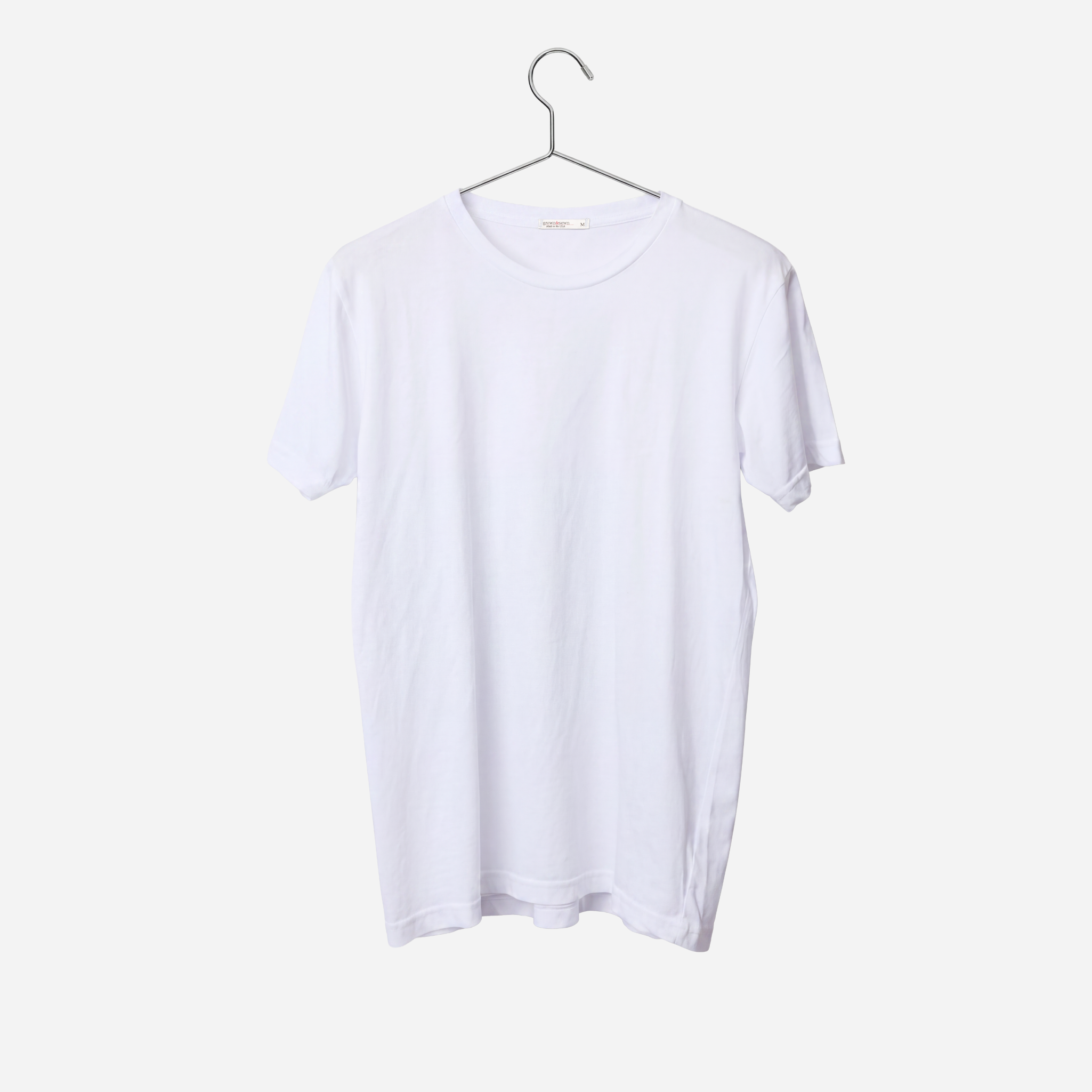 Lightweight Ringspun Short Sleeve Tee -  White