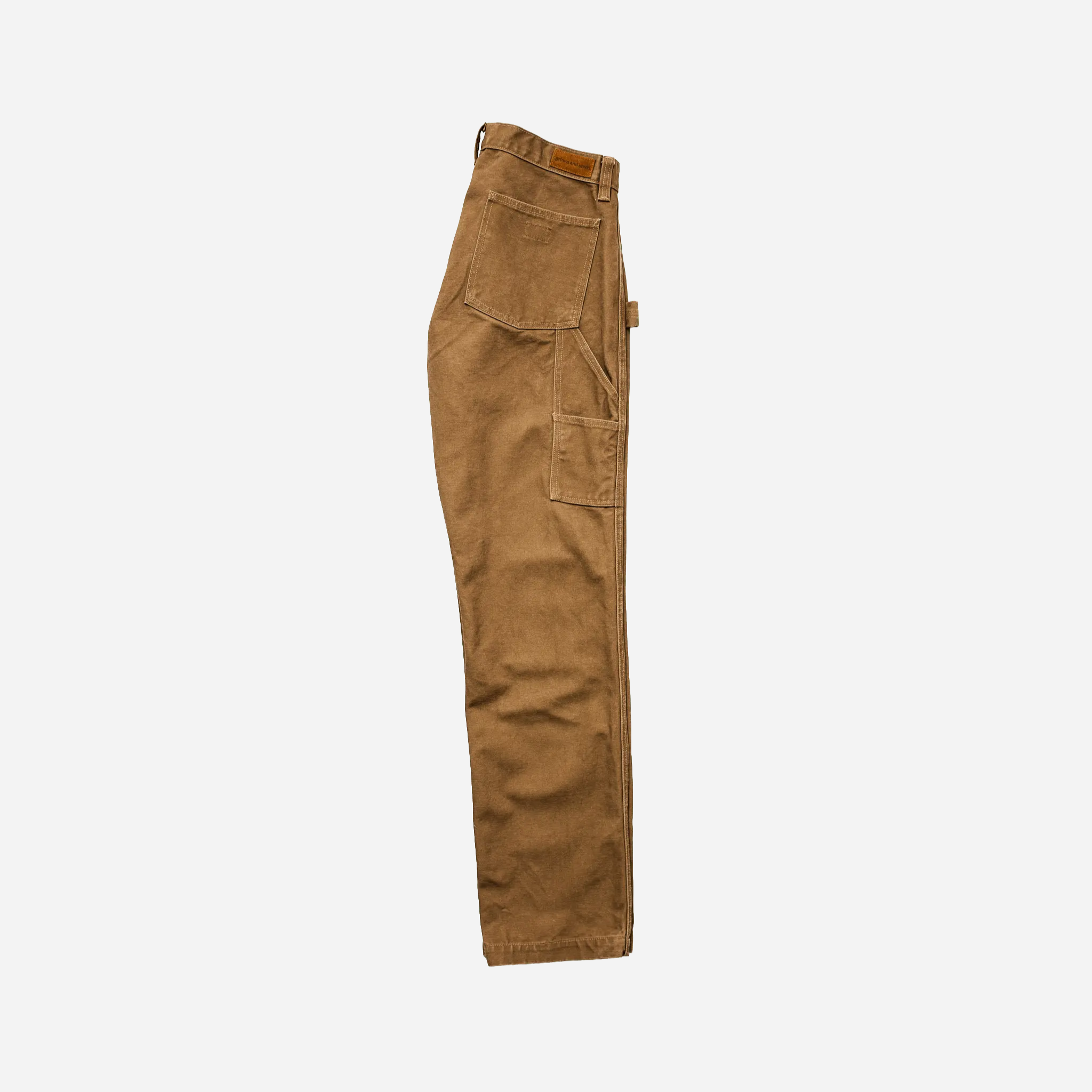 Union Double Knee Work Pant - Barley