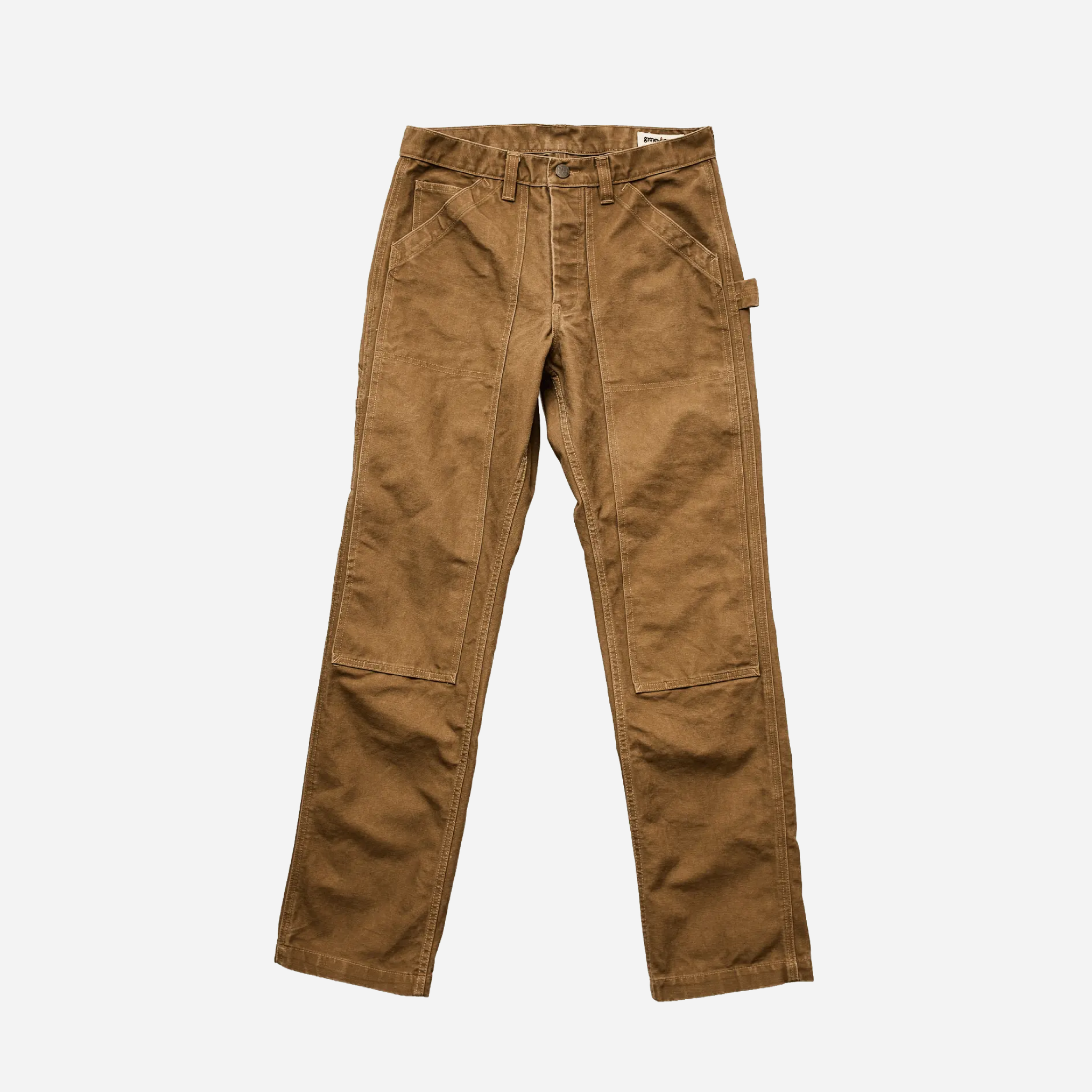 Union Double Knee Work Pant - Barley