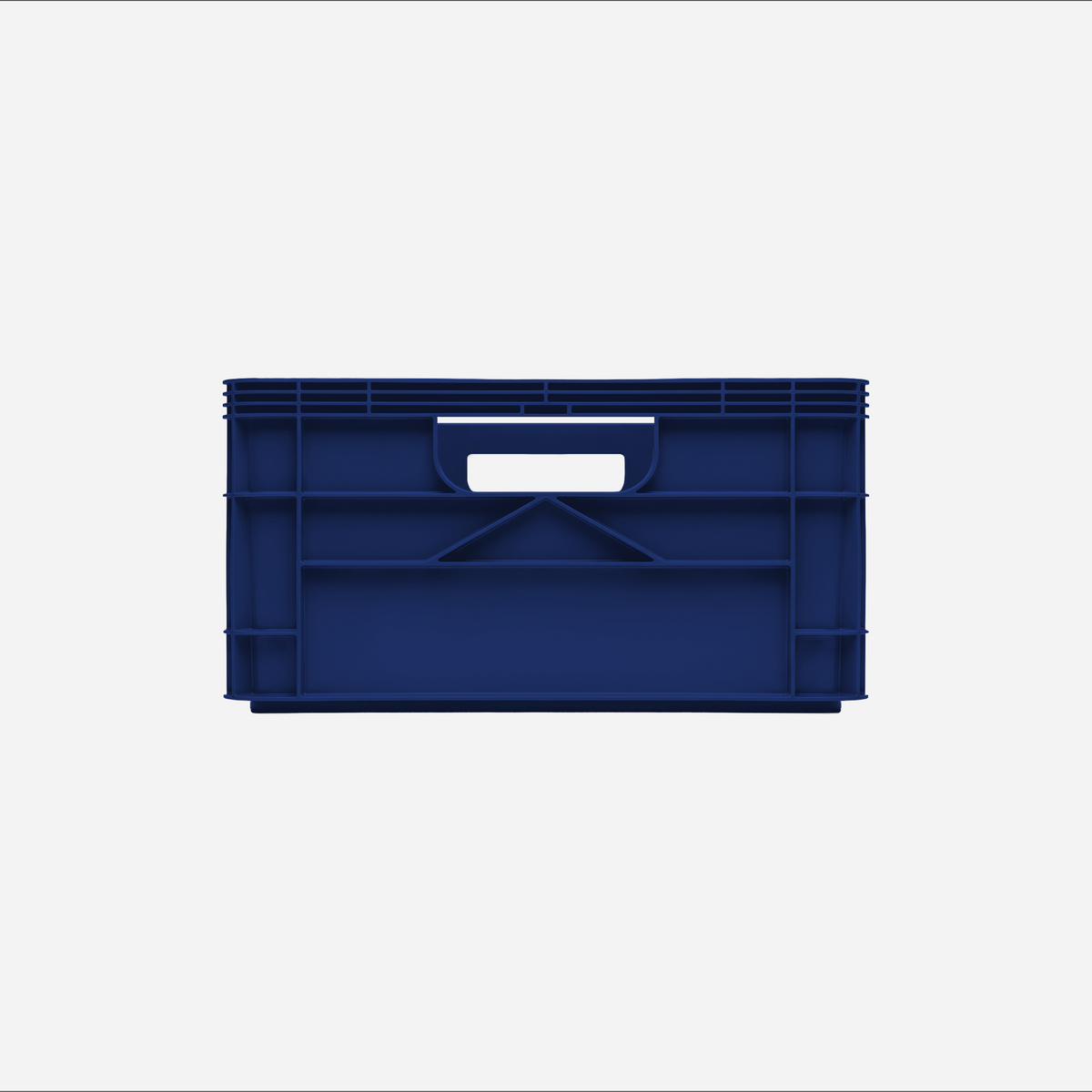 SidioCrate Half Size Storage Crate, Nautical front view