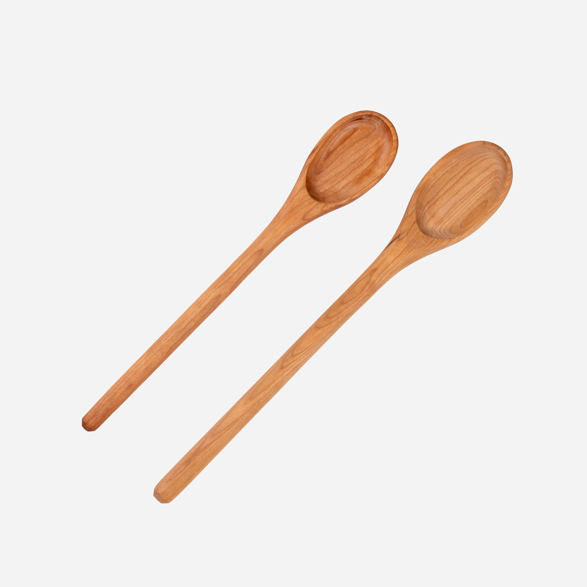 Wooden Serving Spoon — Standard and Oversized together