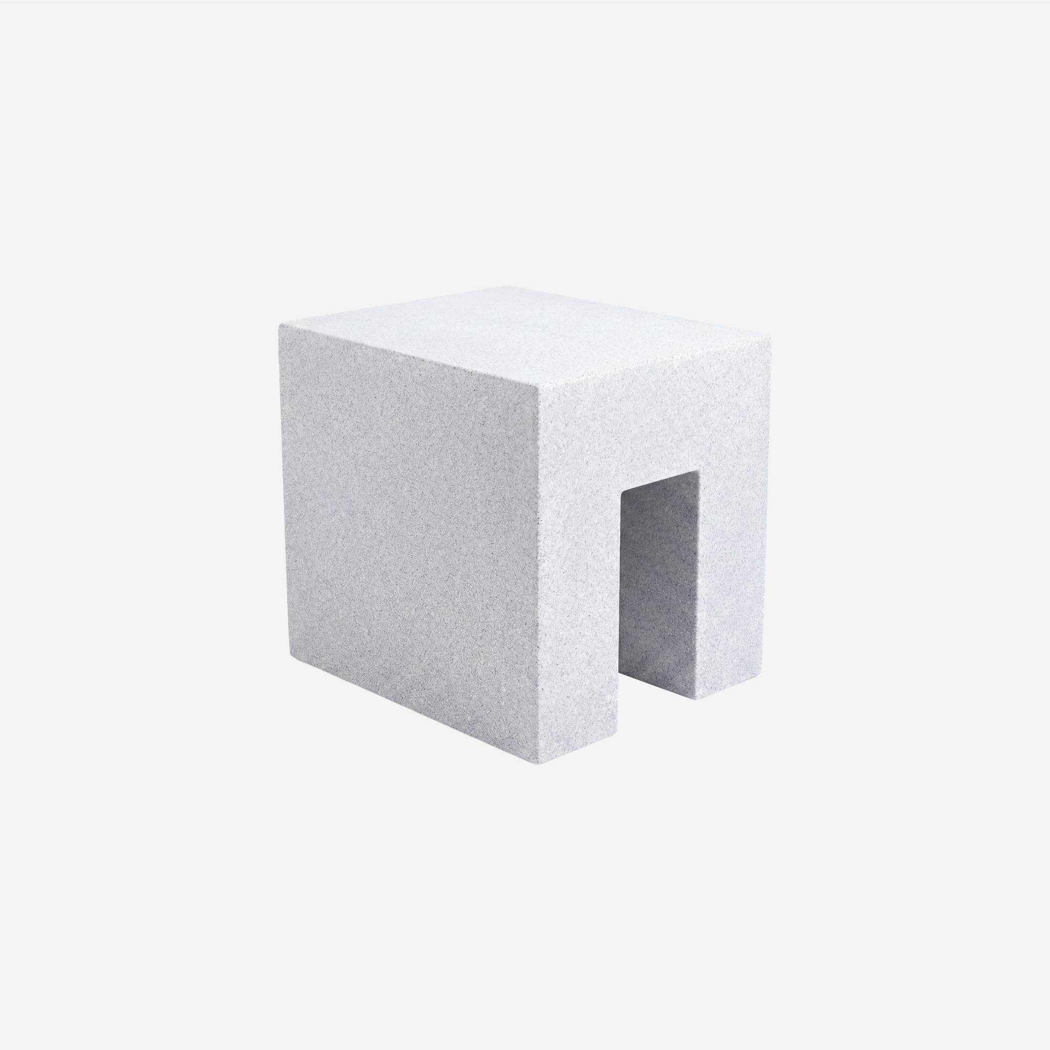 Vignelli Cube — White Granite