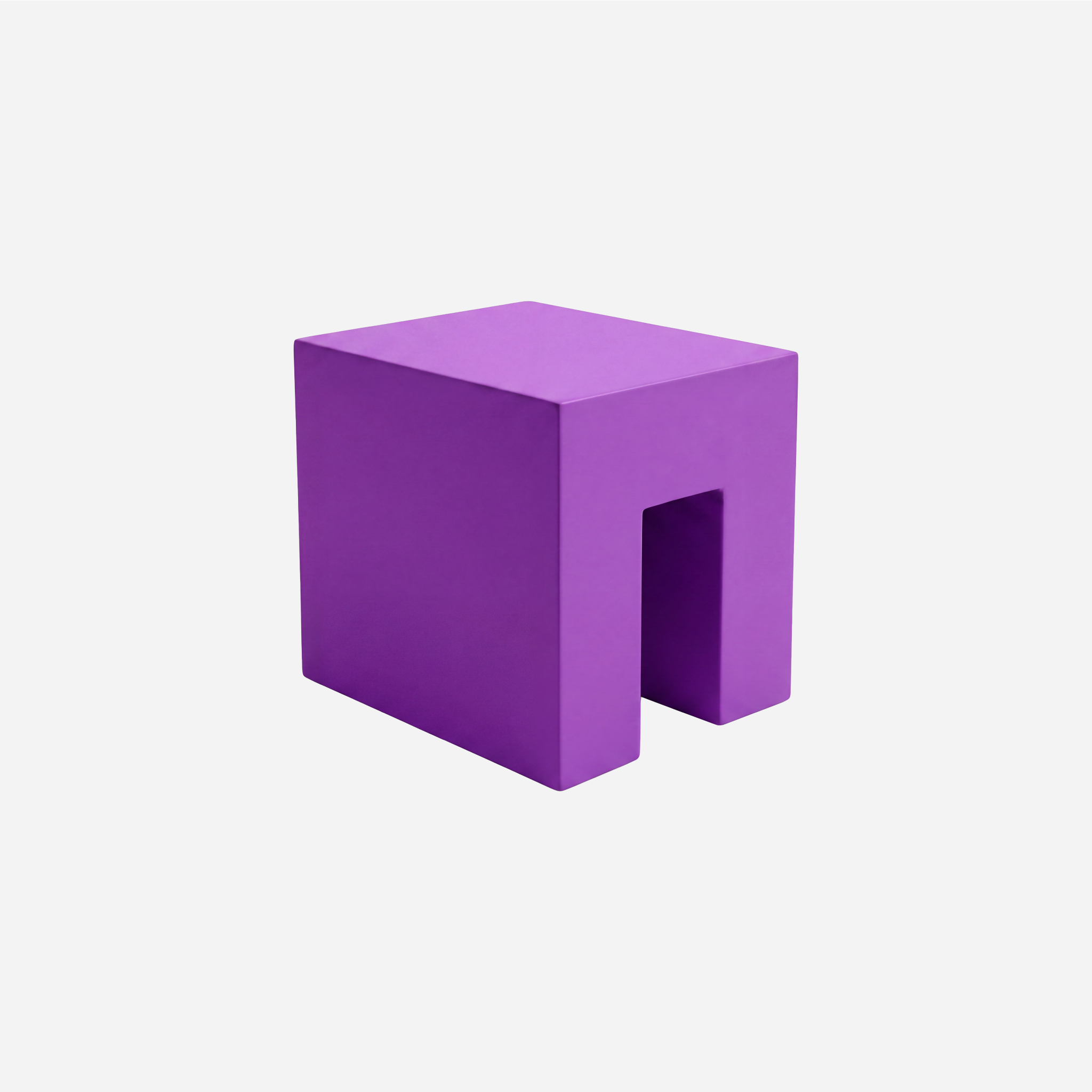 Vignelli Cube — Purple