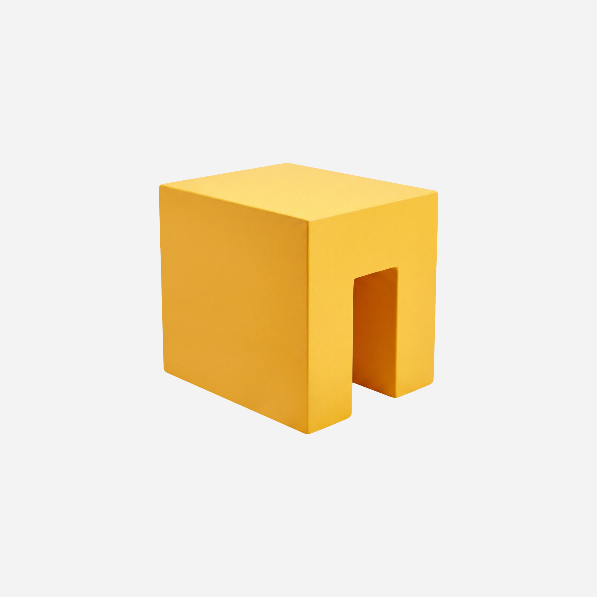Vignelli Cube — Yellow