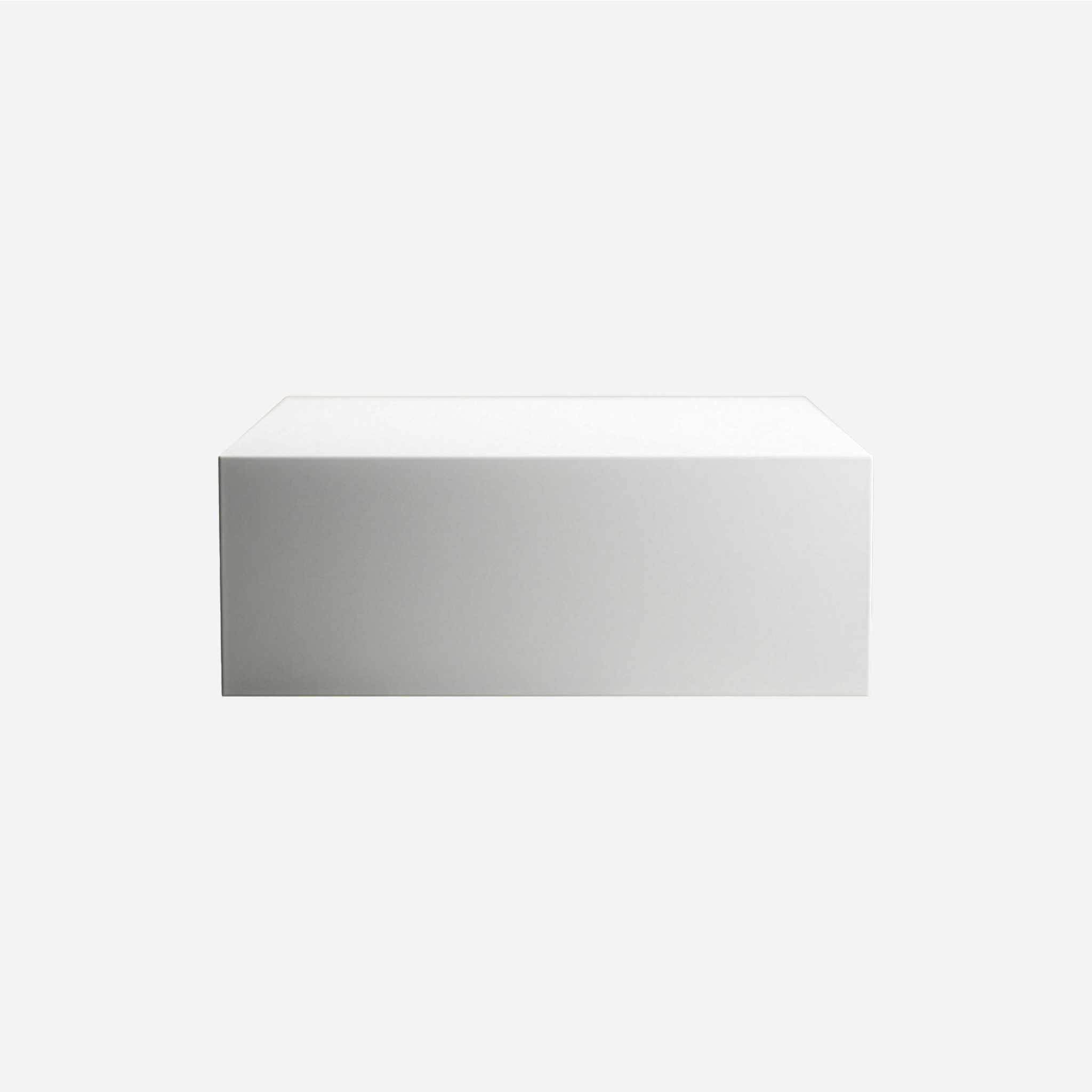 The Float Coffee Table — 36 inch, white