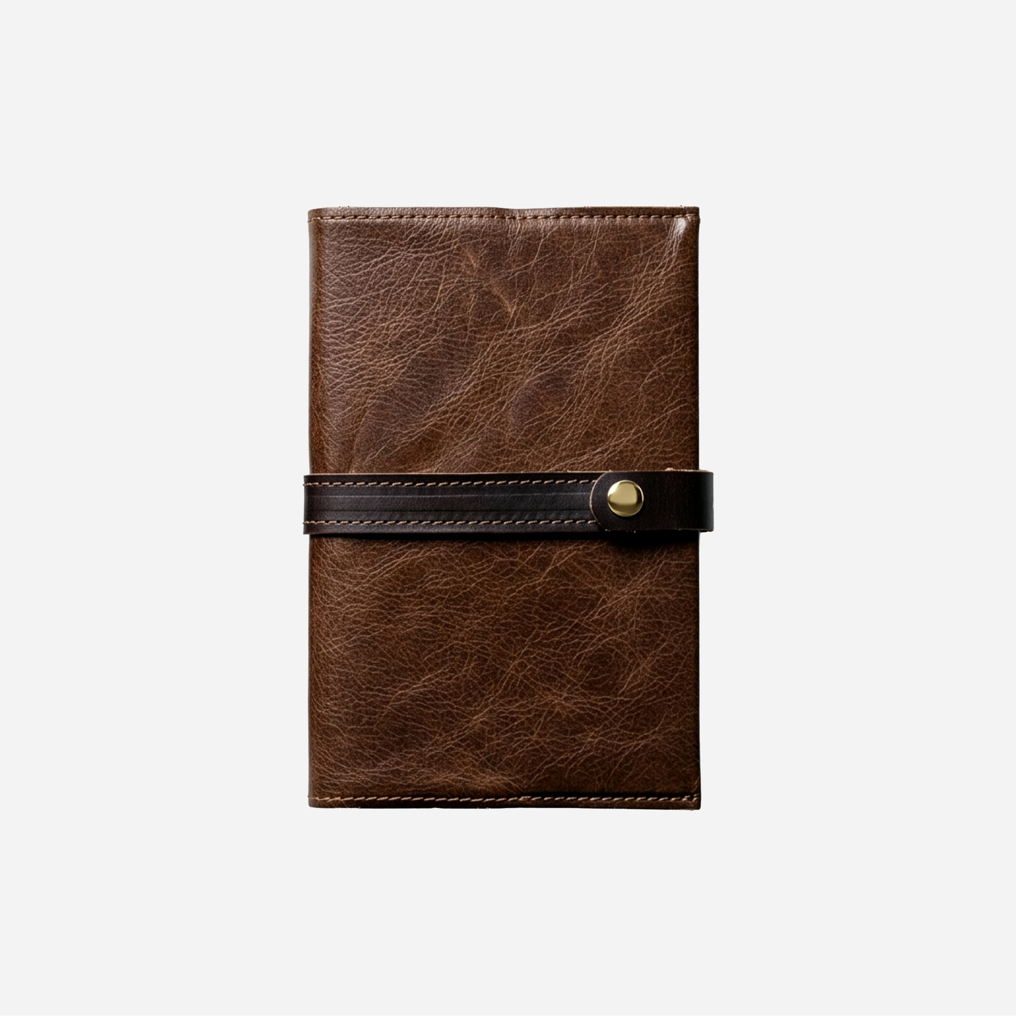Leather Writer's Journal - USA Made — Large / Chocolate