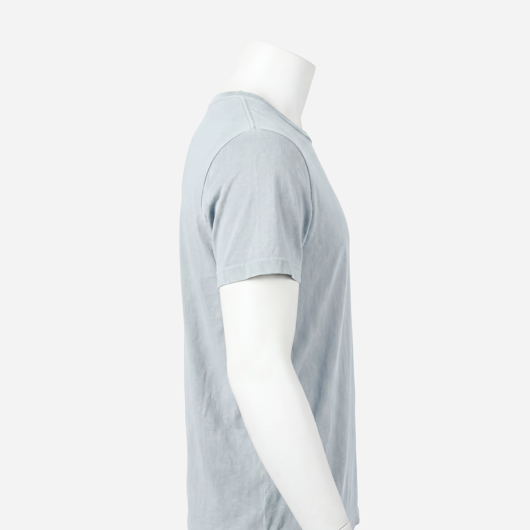 Lightweight Ringspun Short Sleeve Tee - Bleached Blue