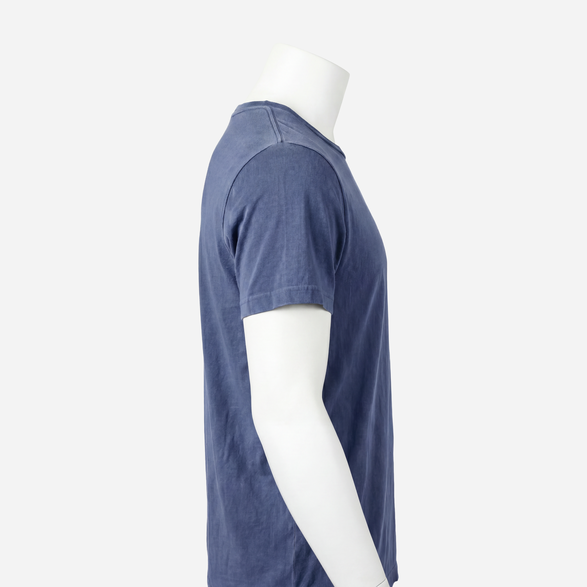 Lightweight Ringspun Short Sleeve Tee- Blue