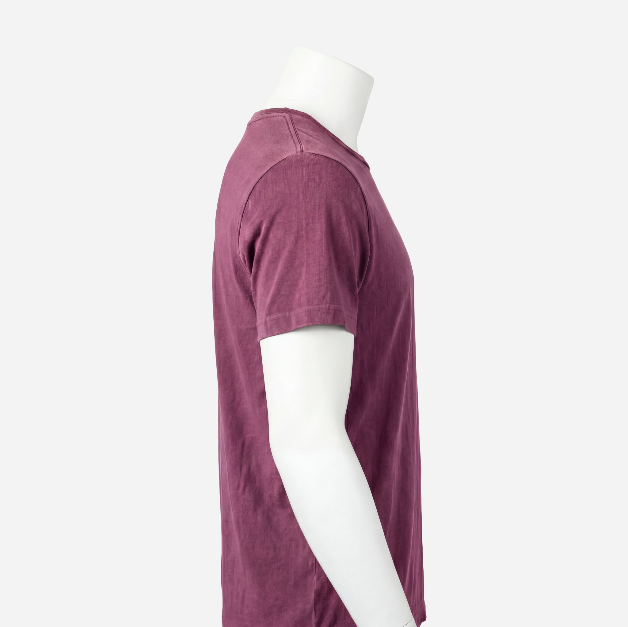 Lightweight Ringspun Short Sleeve Tee - Burgundy