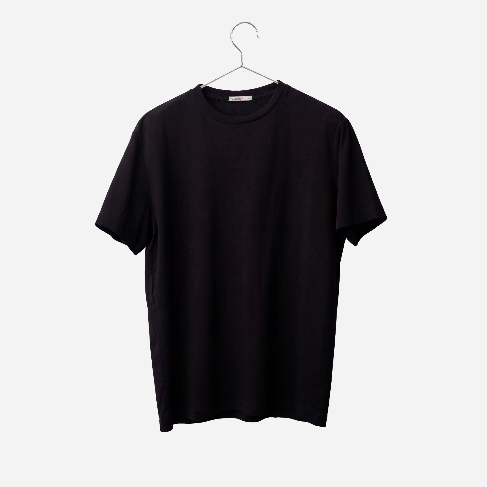 Mid Weight Short Sleeve Tee - Black