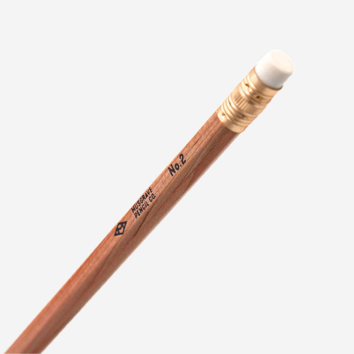Musgrave natural pencils 60 pack, material and printing detail