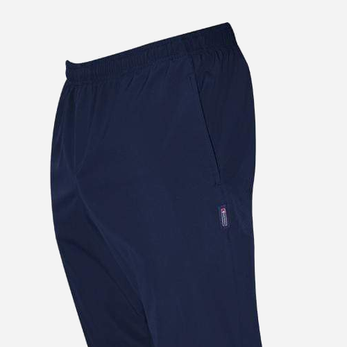 Boathouse Men's Journey Pants in Navy, elastic waistband and side pocket